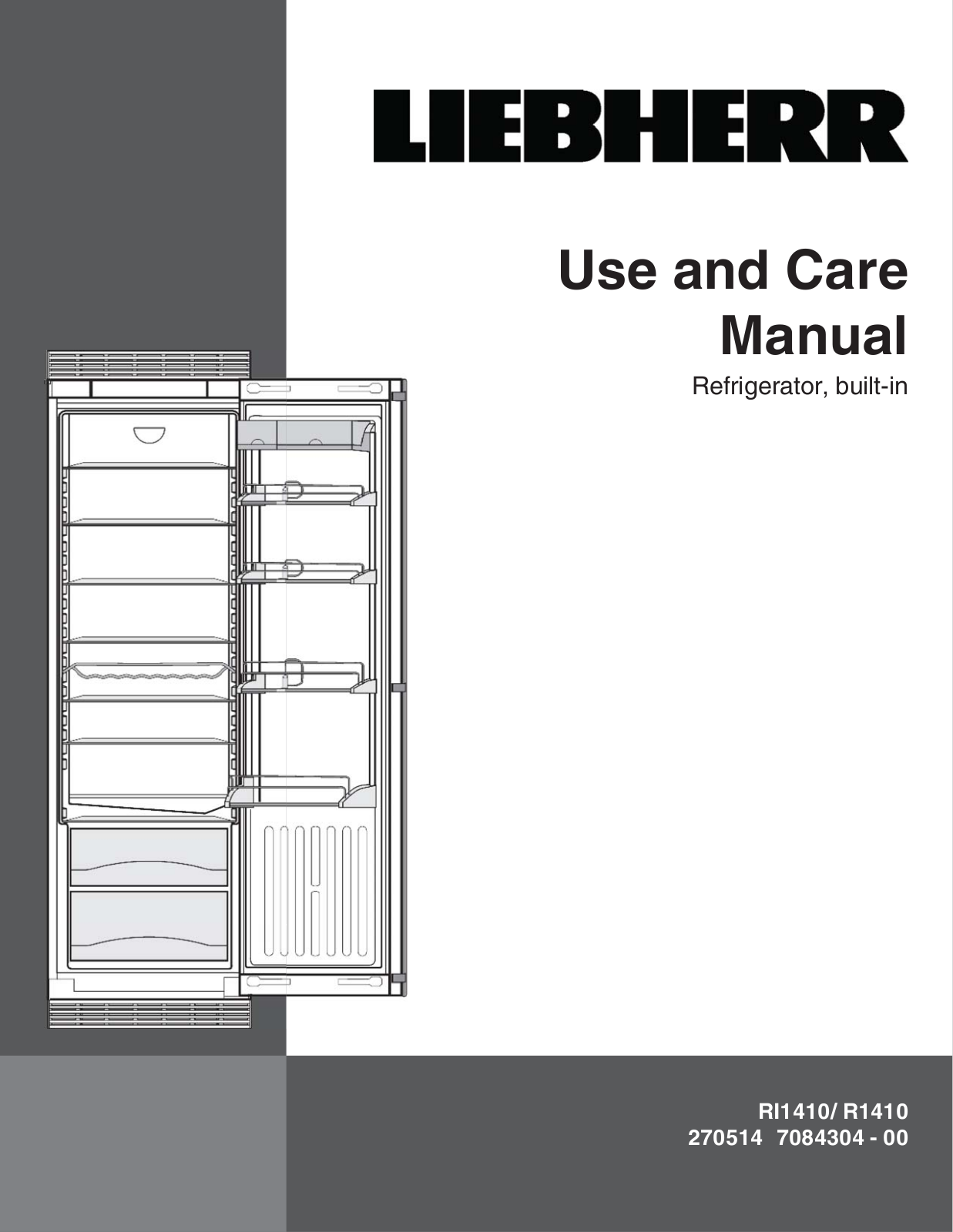 Liebherr R1410 User Manual