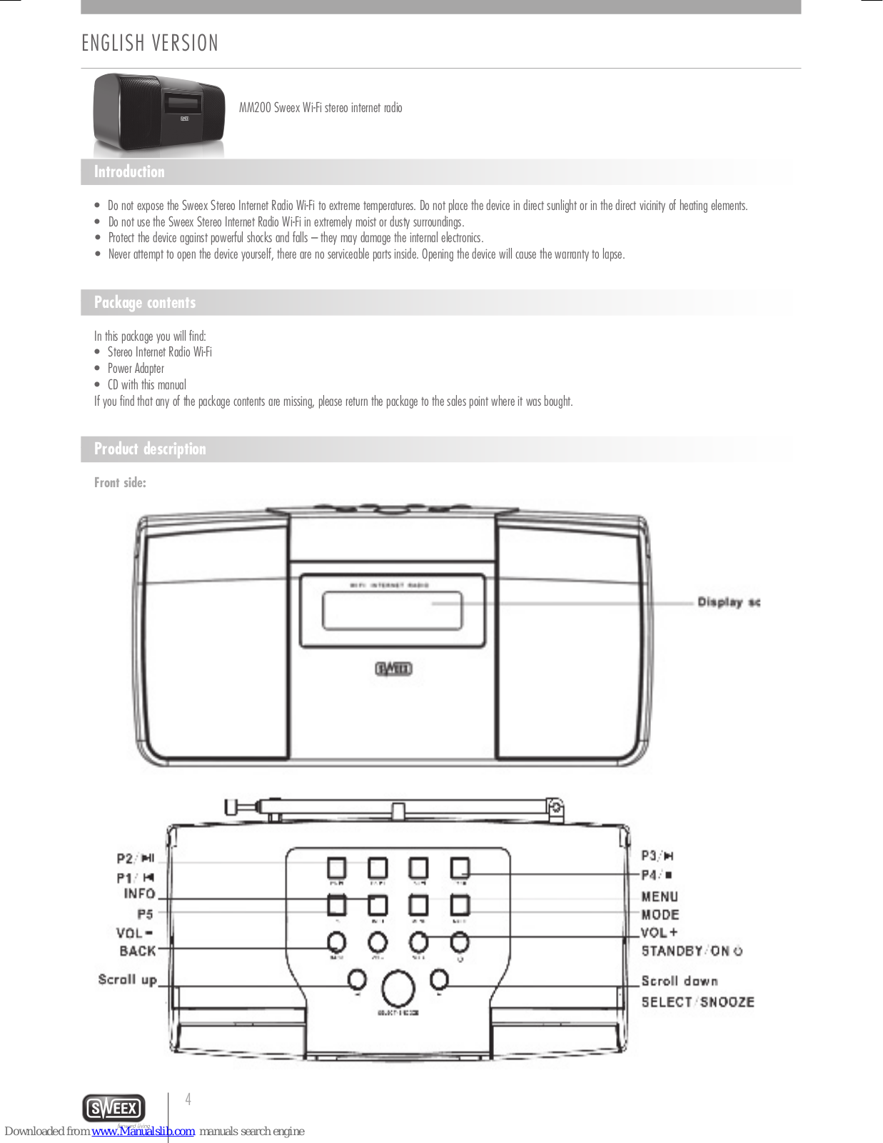 SWEEX MM200 - QUICK_START_GUIDE User Manual - ManualMachine.com