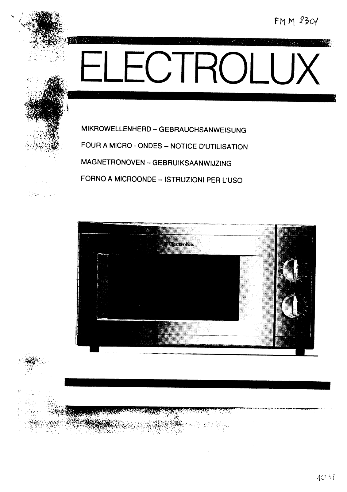 AEG EMM2301 User Manual