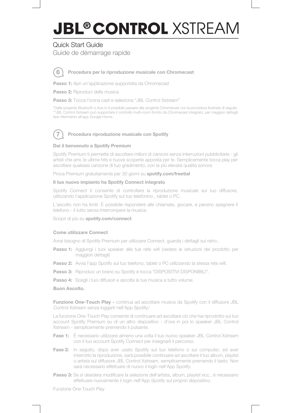 Harman CNTRLXSTRMS User Manual