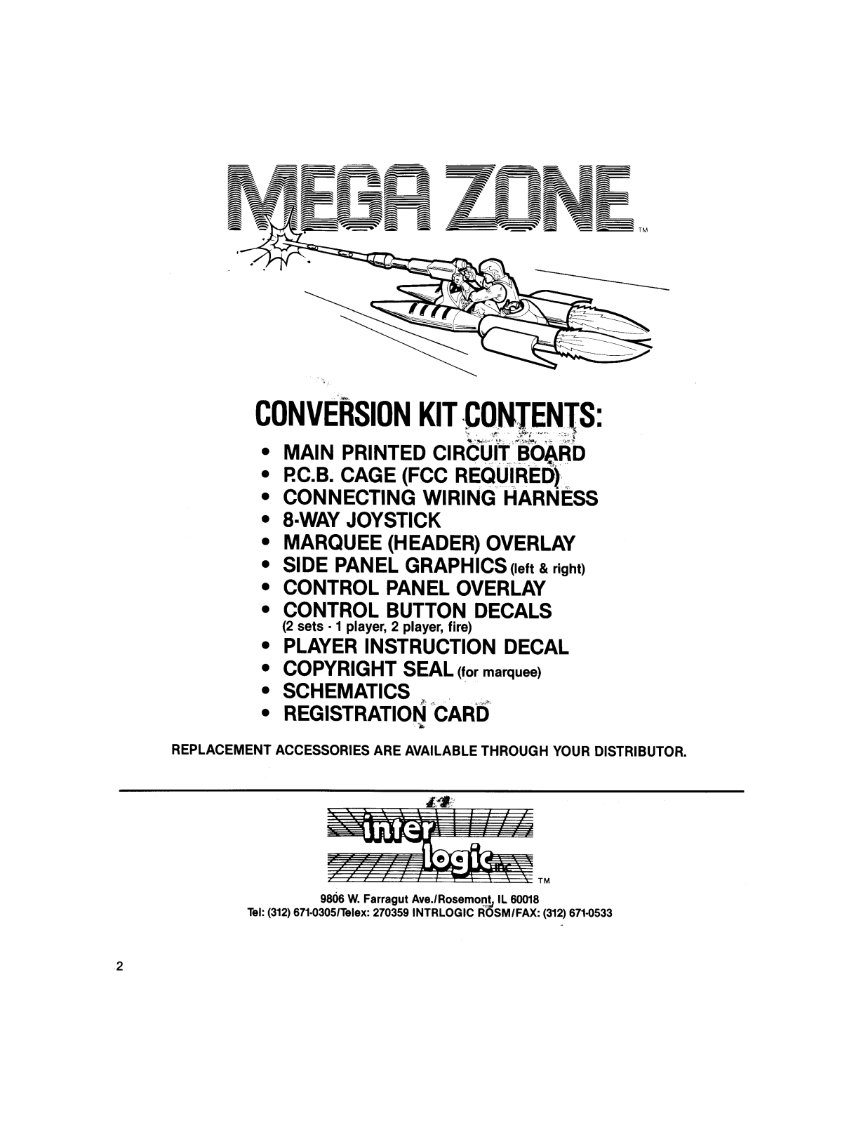 Konami Mega Zone User Guide