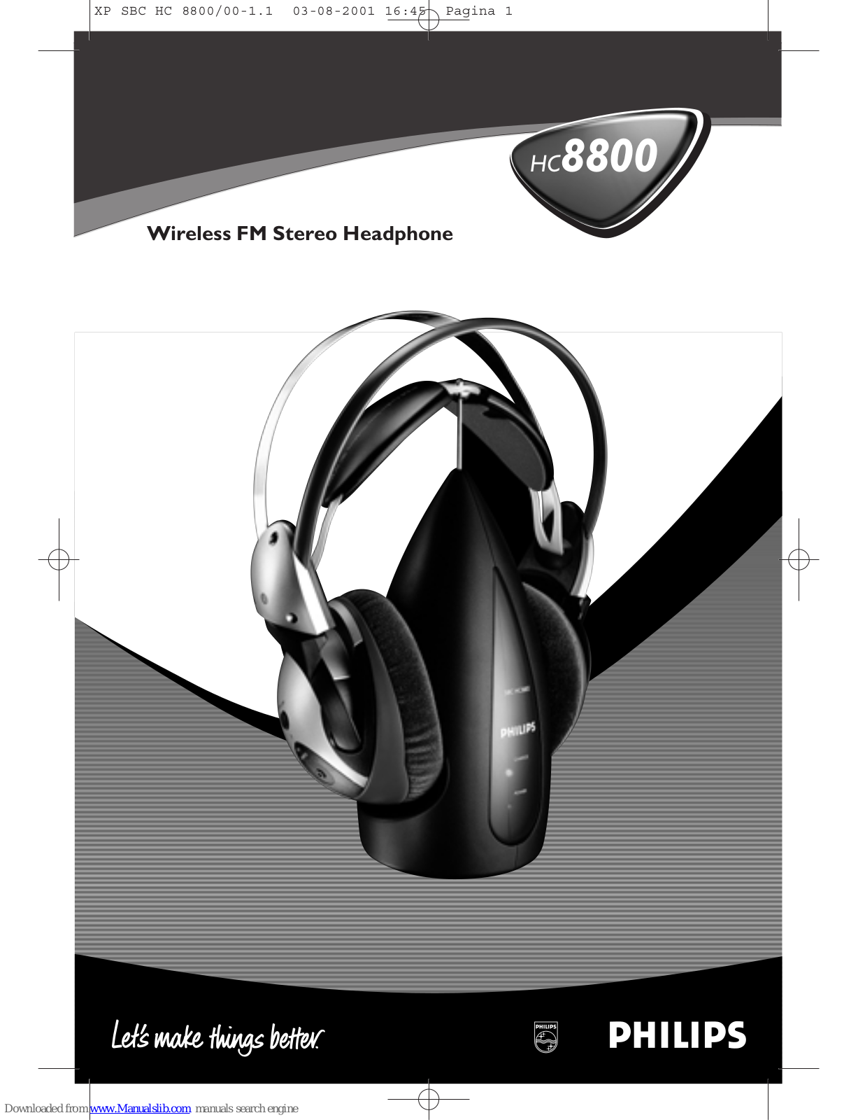 Philips SBCHC8800/00U, SBCHC8800/00 Specifications - ManualMachine.com
