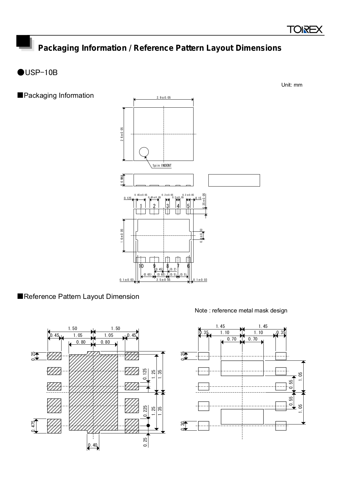 TOREX USP-10B User Manual