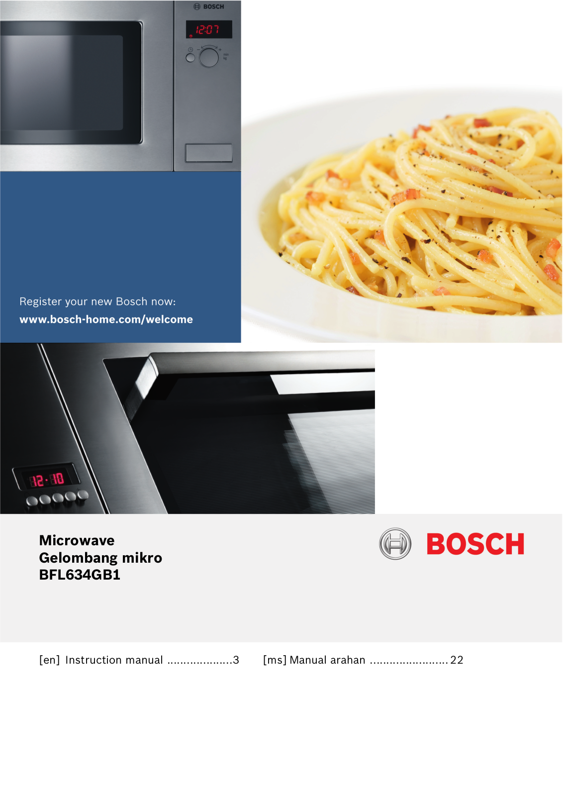 Bosch BFL634GB1 Instruction manual