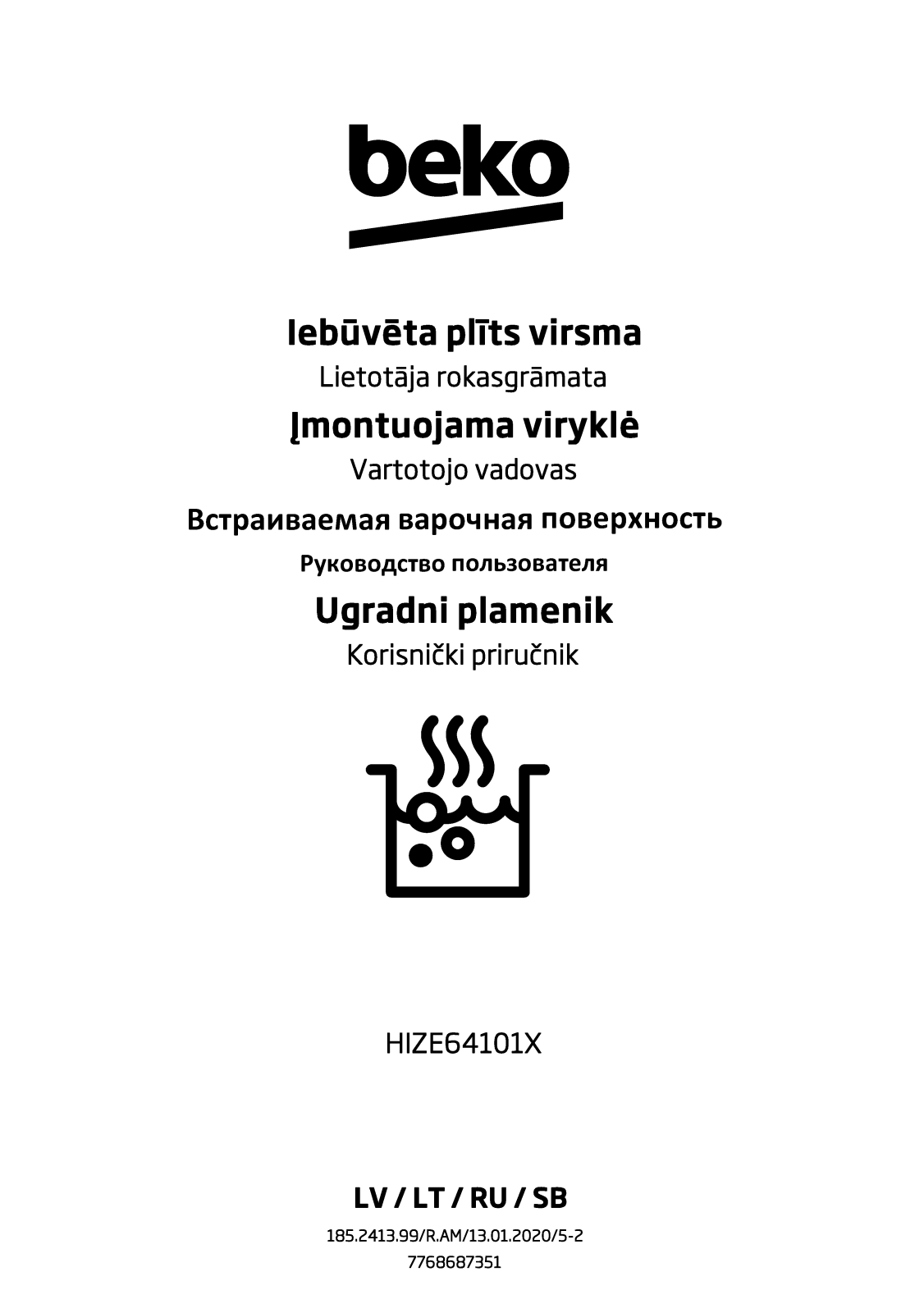 Beko HIZE64101X User manual