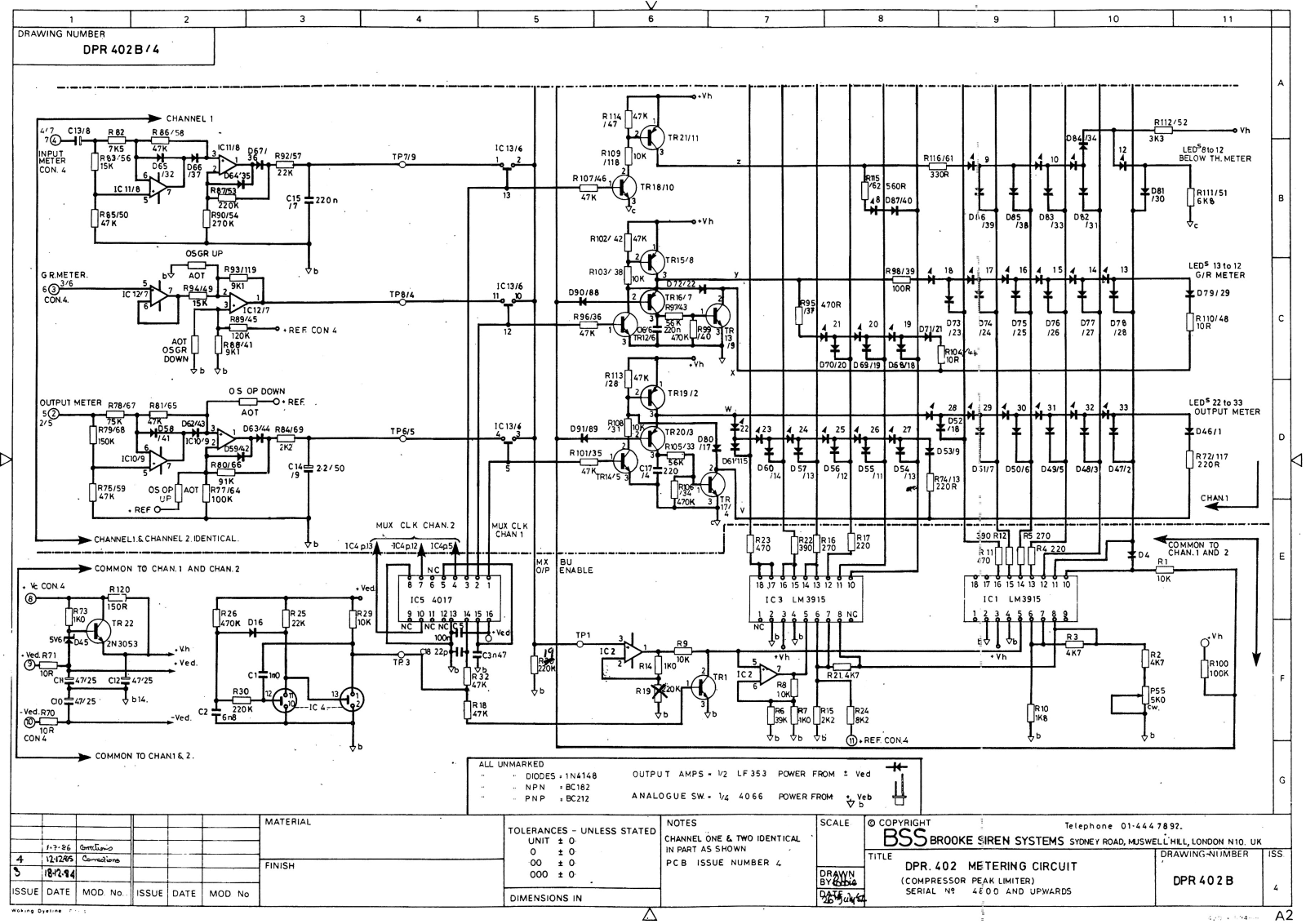 BSS 402 Meter, 402B-4, 402b, DPR-402, DPR-402B-4 User Manual