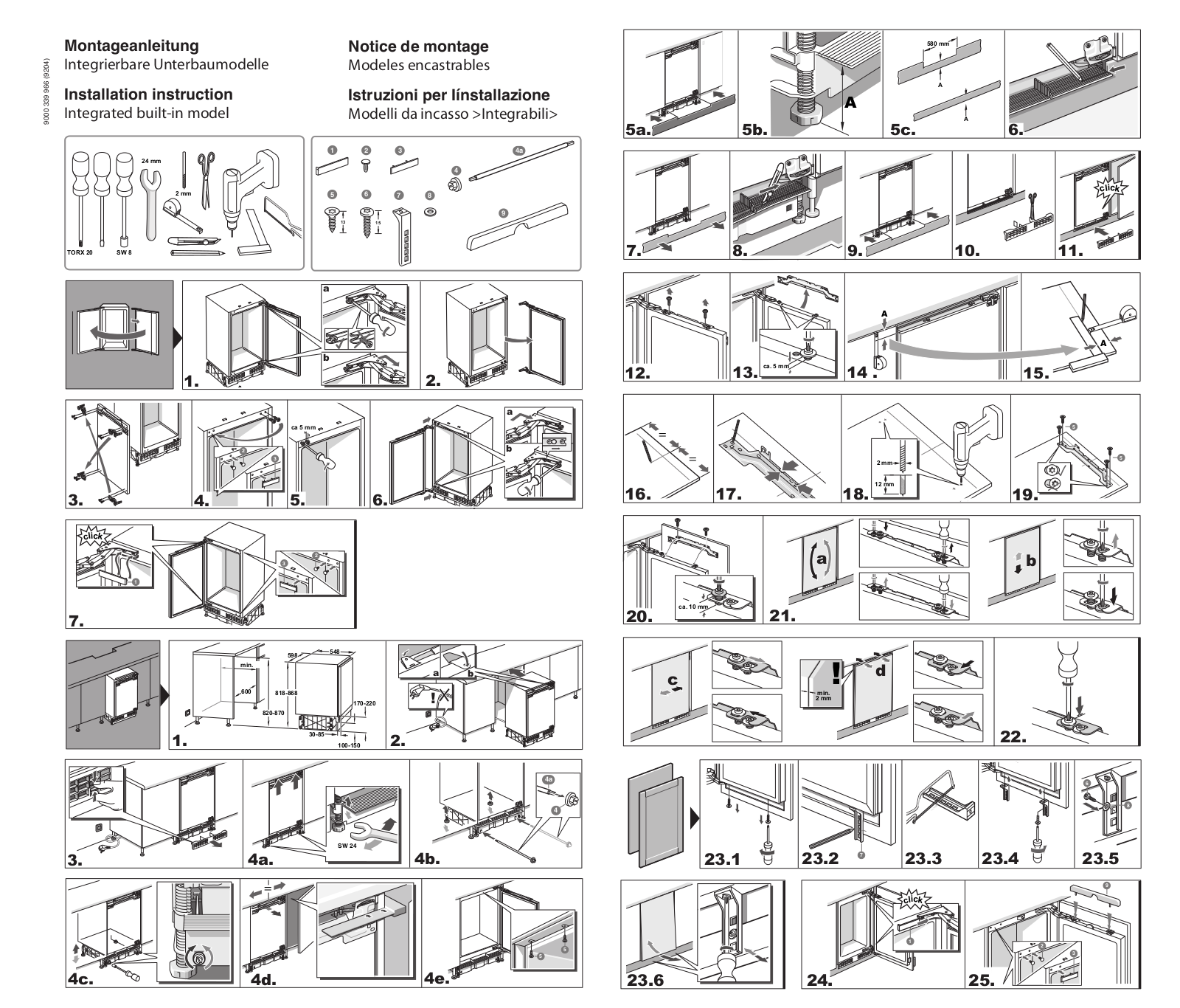 Gaggenau RF 200-202 User Manual