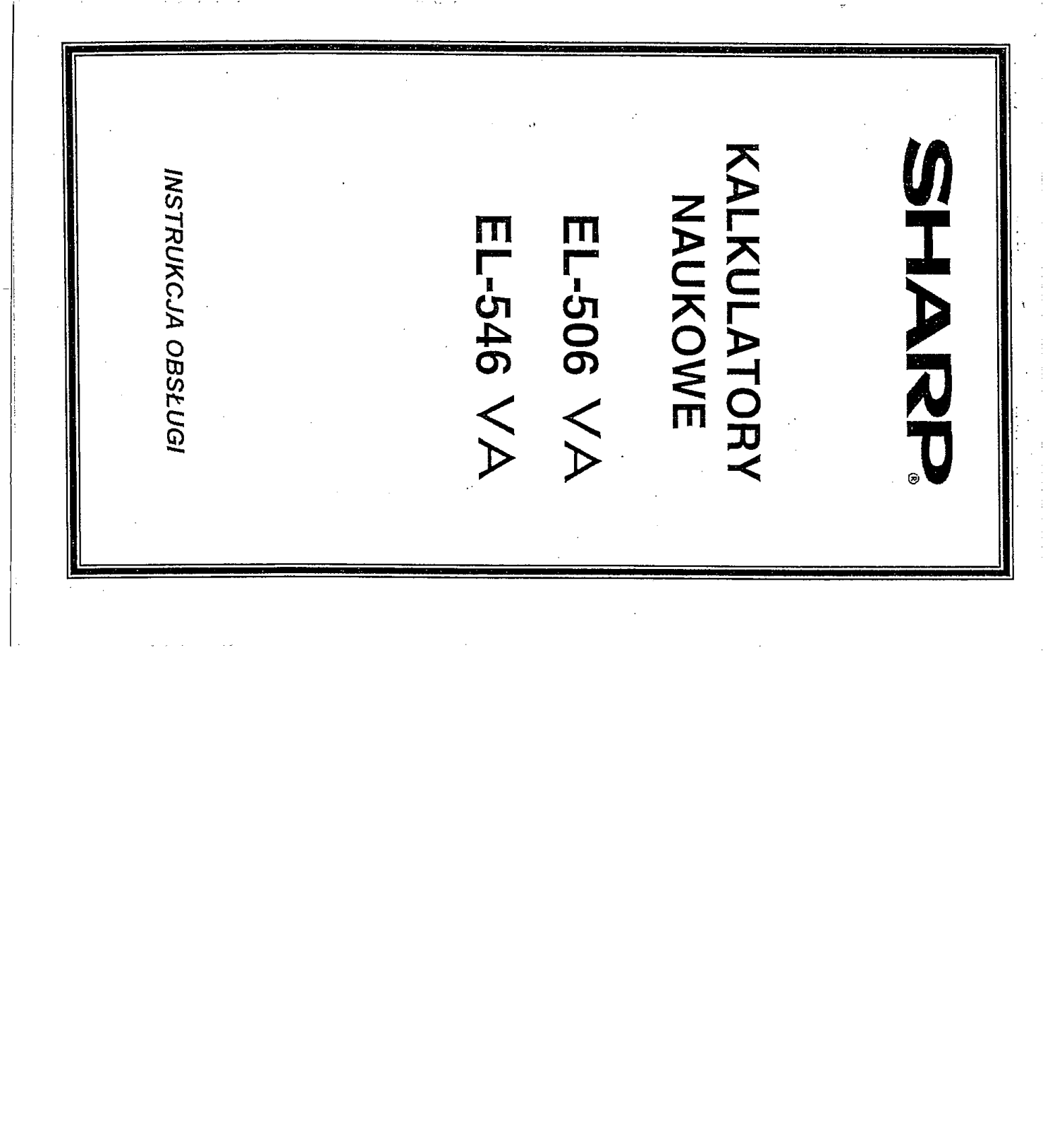 Sharp EL-506VA, EL-546VA User Manual