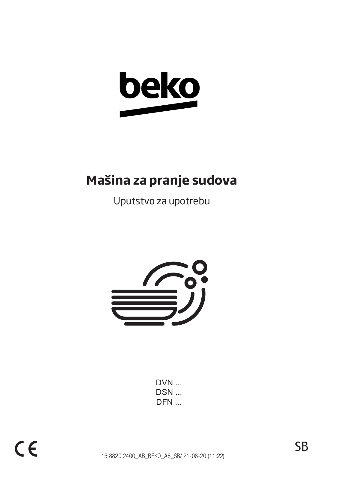 Beko DVN05322W, DVN05321W, DVN05321S User manual