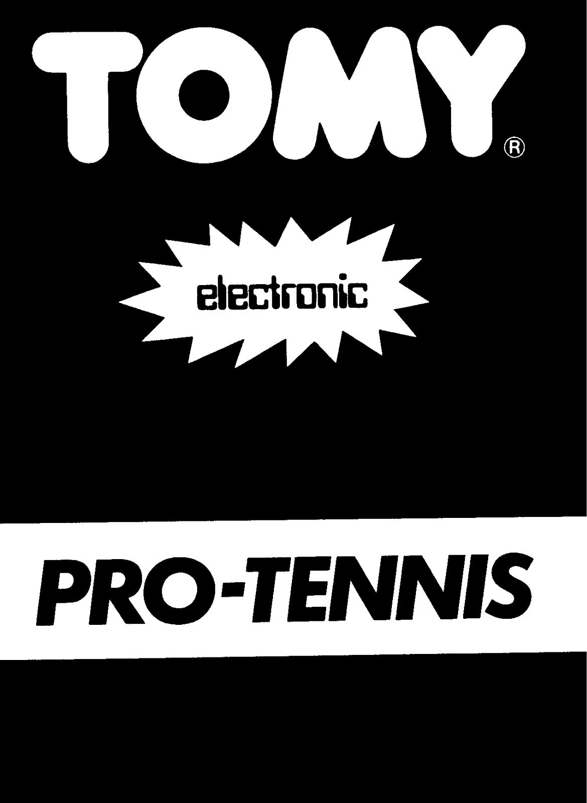 Tomy ProTennis User Guide