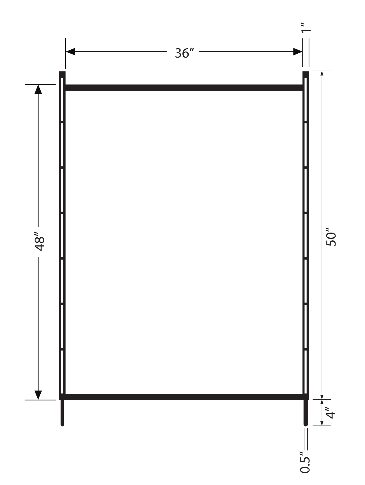PoolfenceDIY PFDY1009 Dimensions - ManualMachine.com