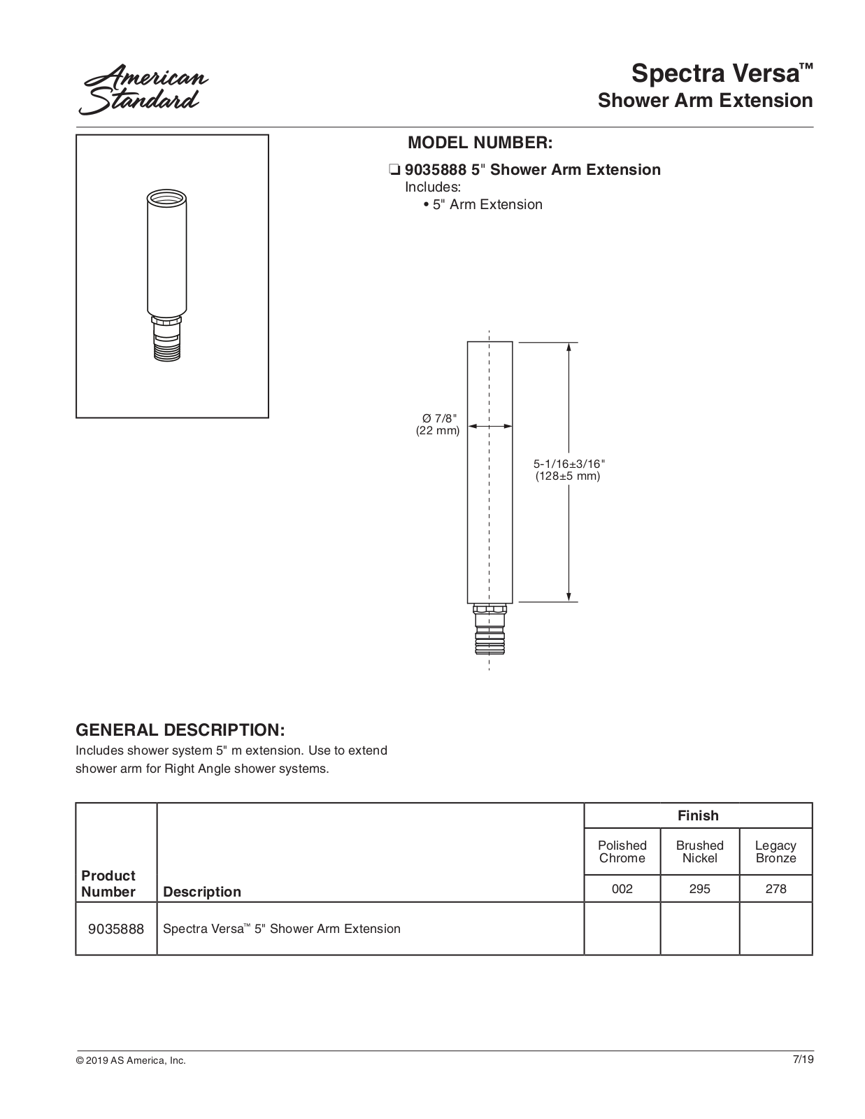 American Standard ASD11046 Specifications - ManualMachine.com
