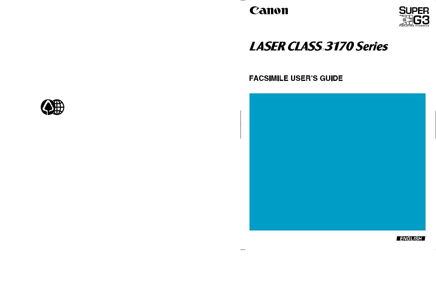 Canon 3170, 3175 User Manual