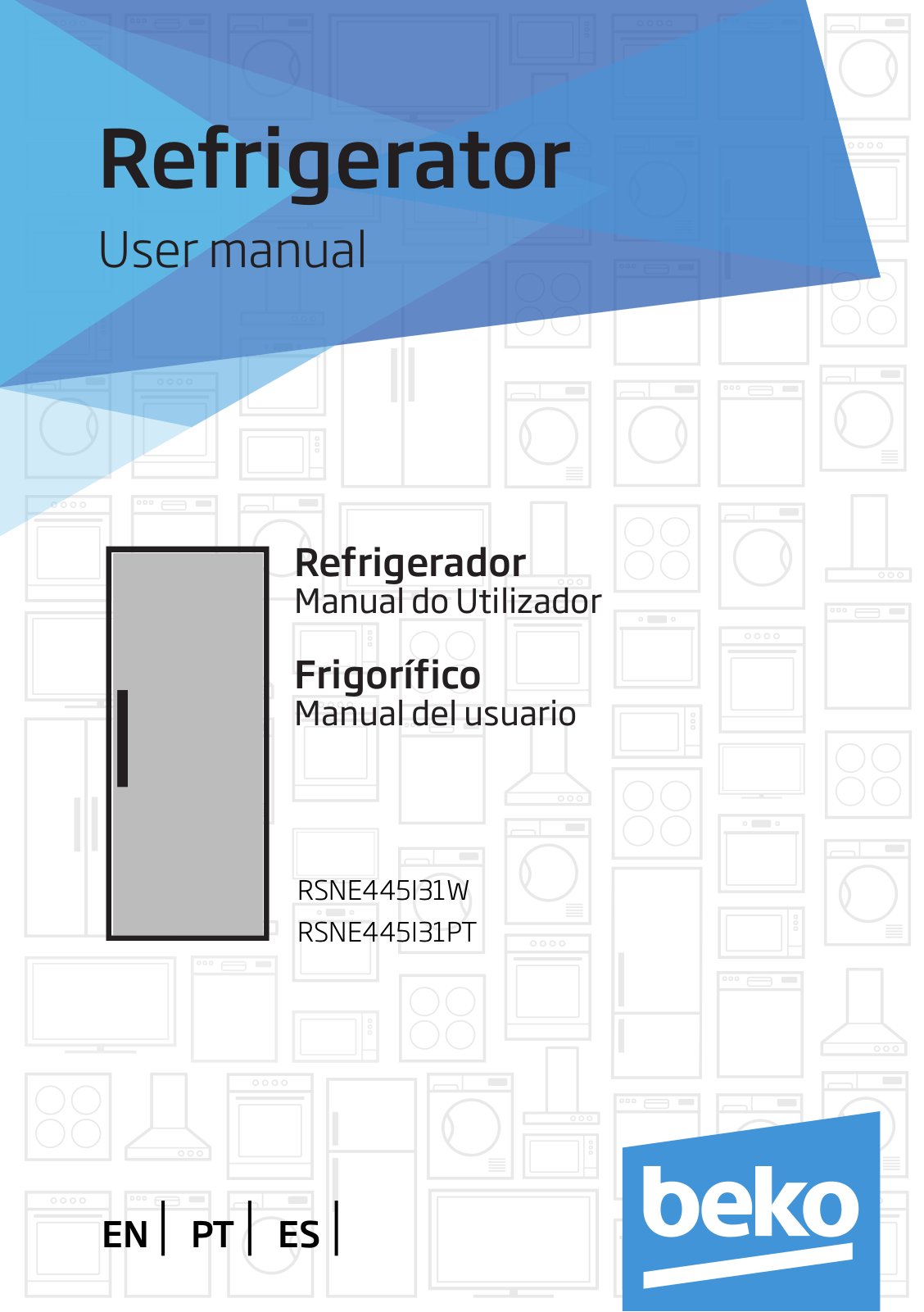 Beko RSNE445I31W User manual