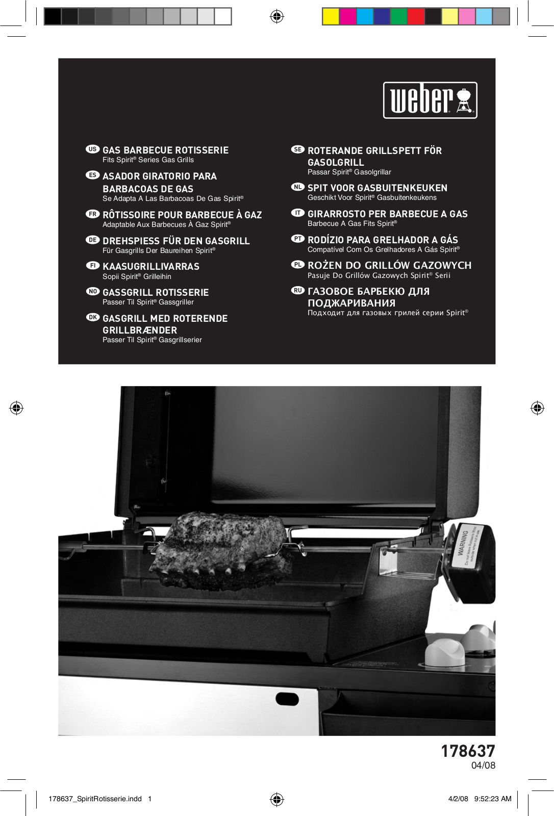 weber Drehspie User Manual