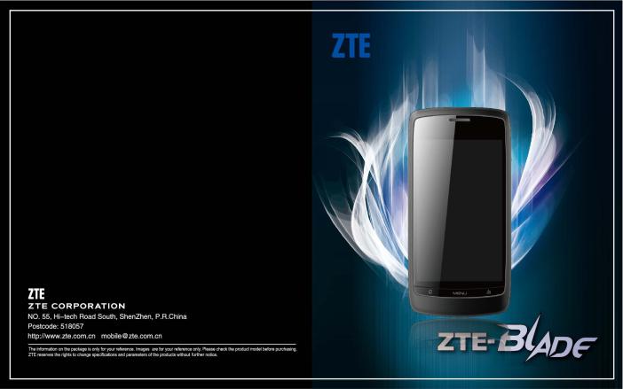 ZTE Blade A465 LTE 8Gb, Blade A476 LTE 8Gb, Blade L370 3G 8Gb, Blade L4 Pro LTE 8Gb, Blade Q lux 3G 4Gb User manual