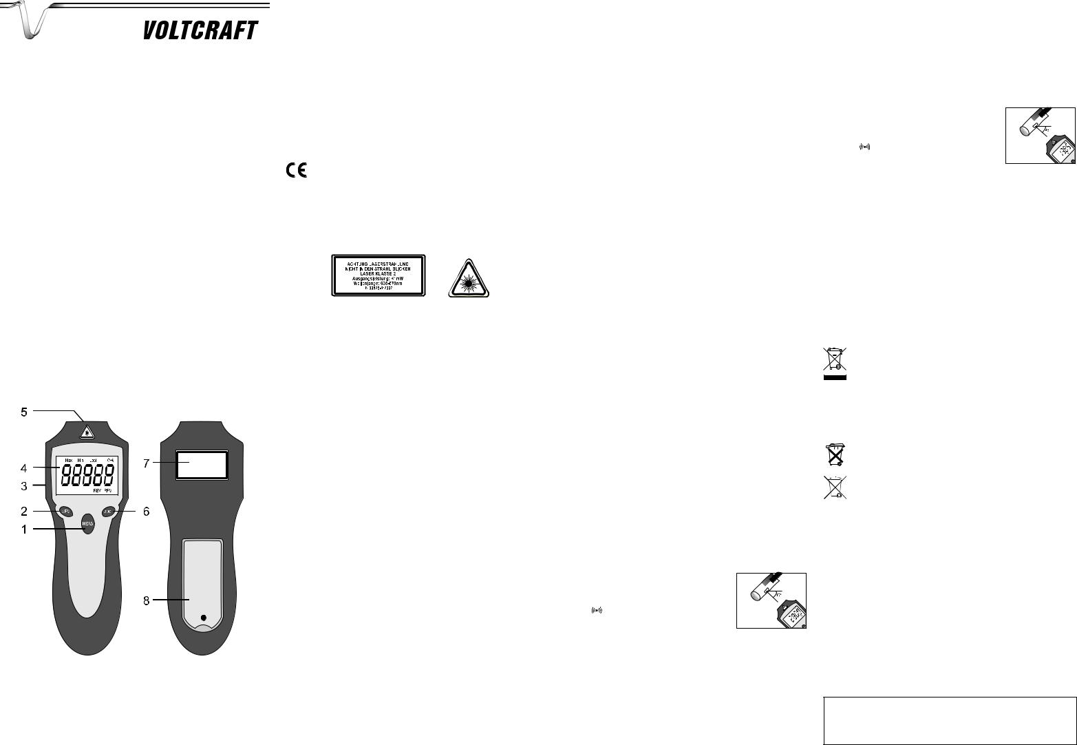 VOLTCRAFT DT-10L User guide