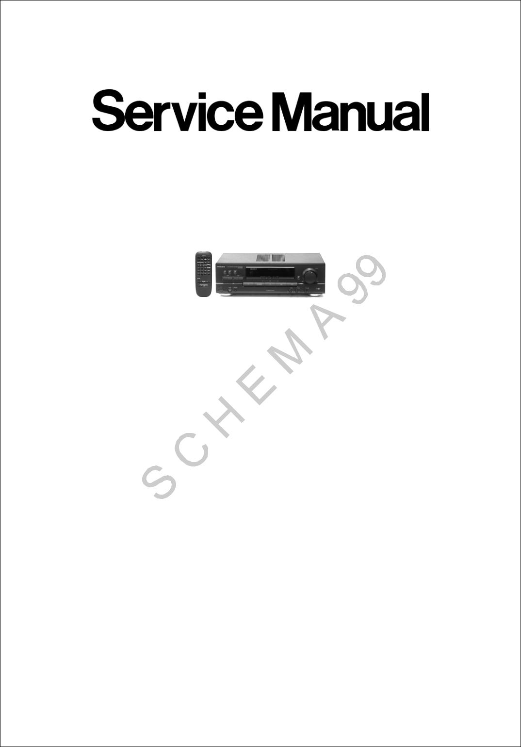 Technics SAEX-140 Service manual