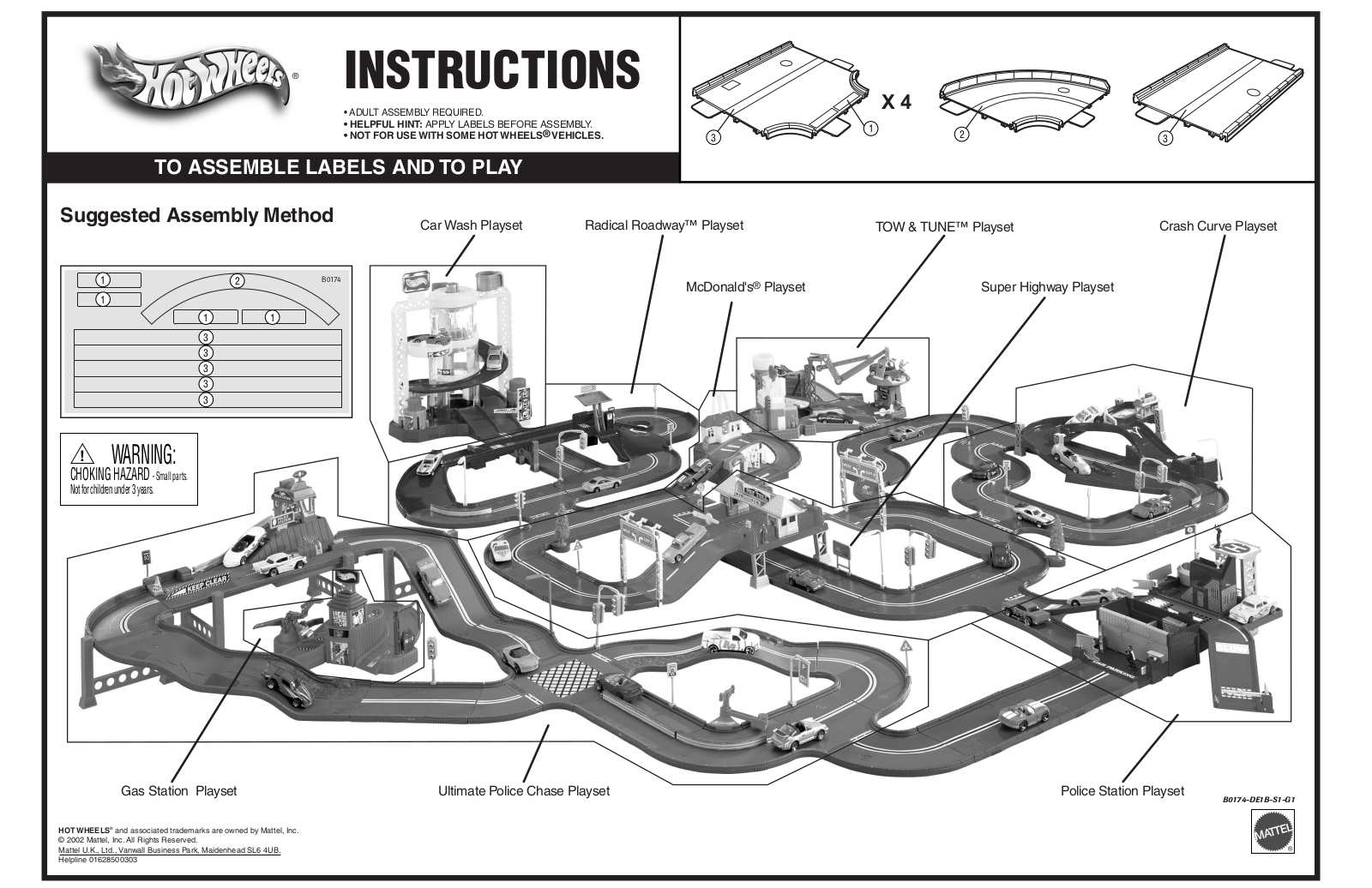 Fisher-Price B0174 Instruction Sheet