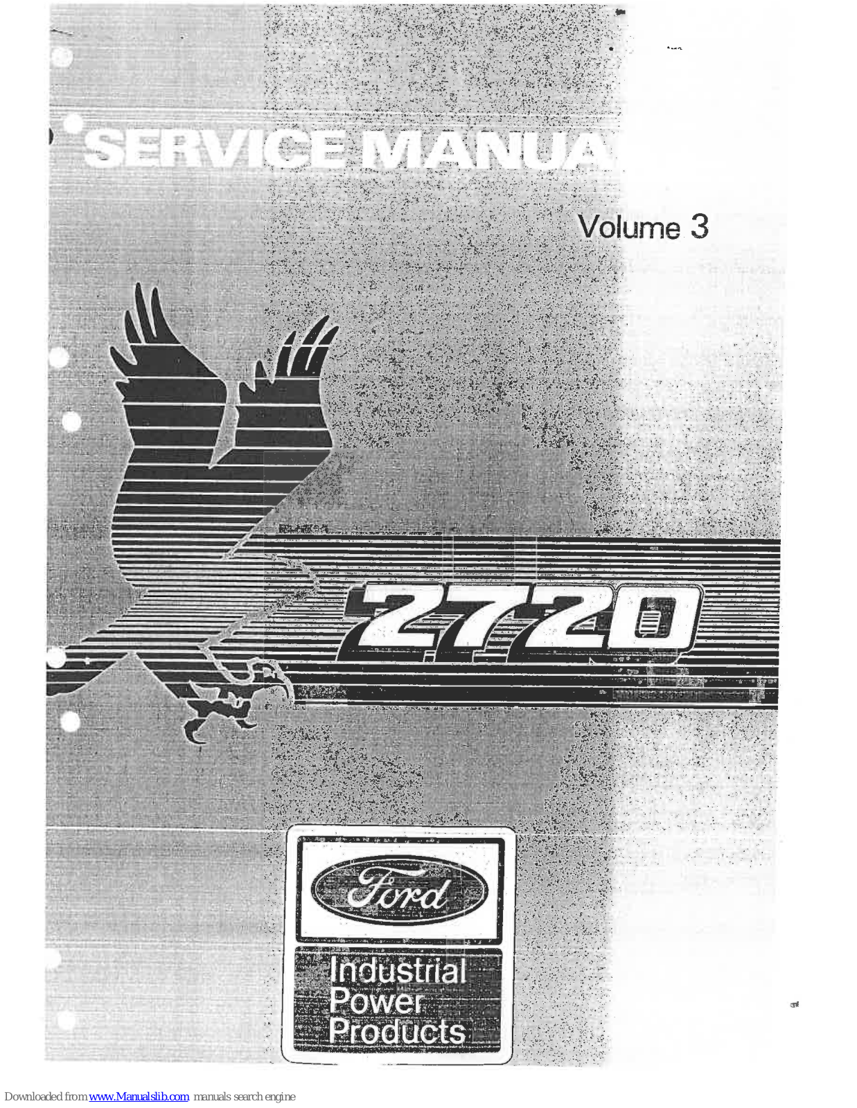 Ford 2722, 2723, 2726, 2728T, 2725 Service Manual