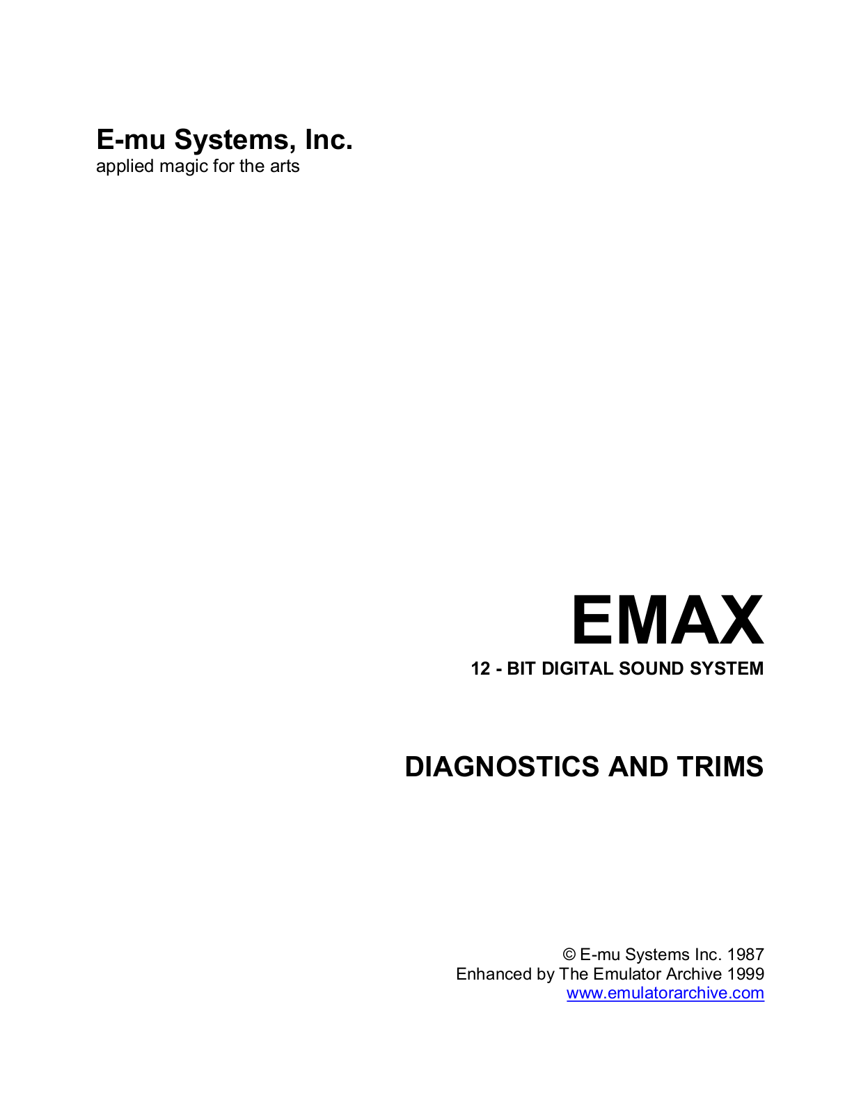 EMU EMAX Schematic