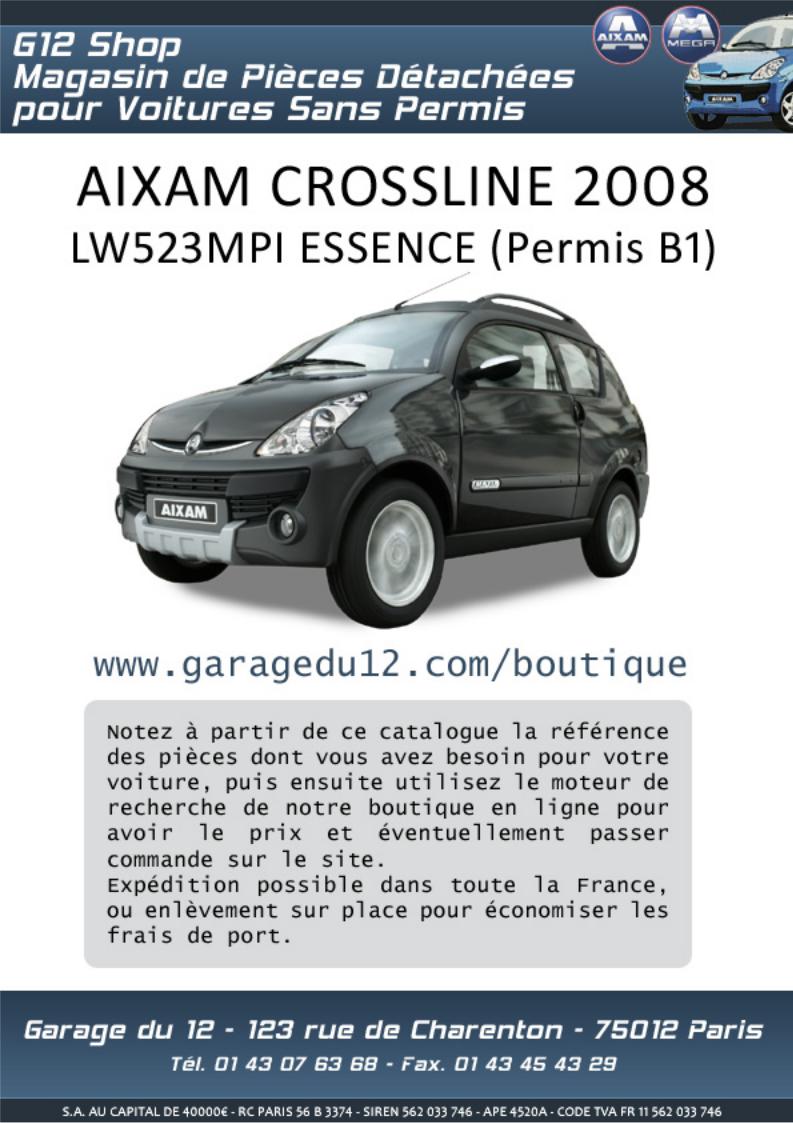 Aixam Crossline 2008 User Manual