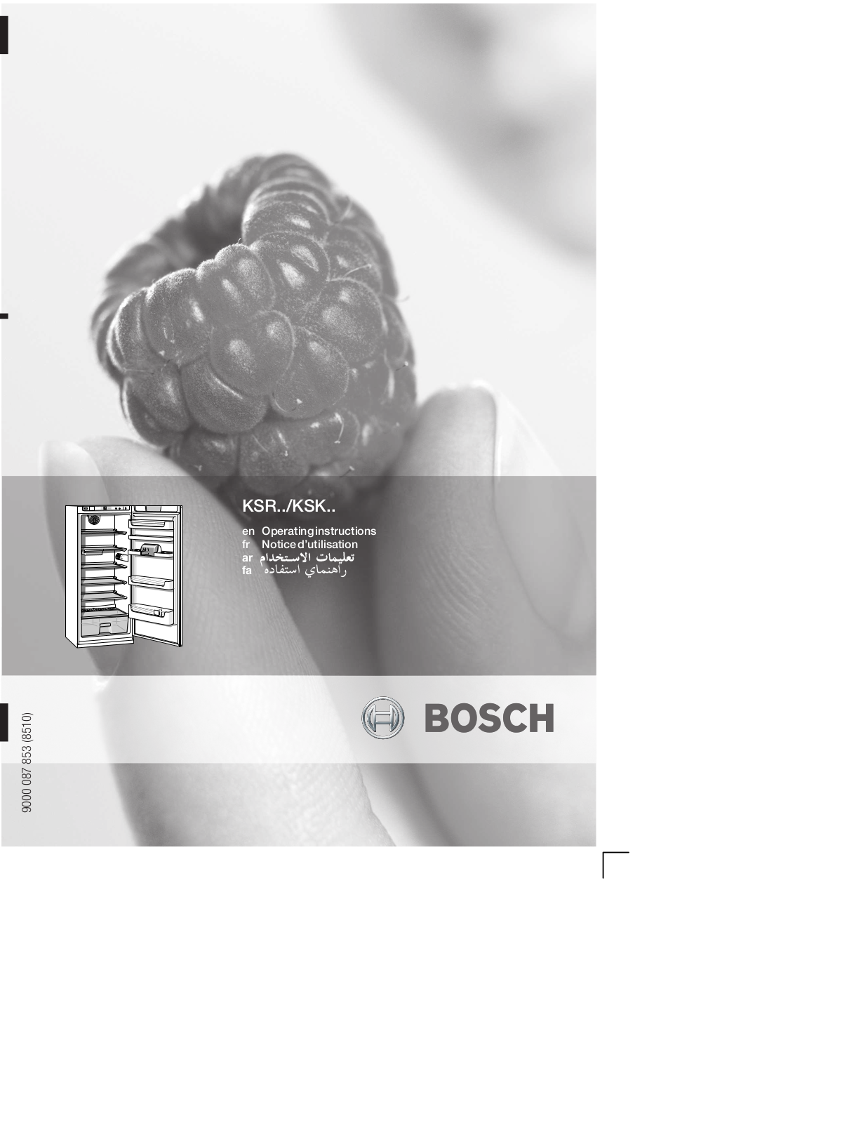 Bosch KSR30430ME User Manual