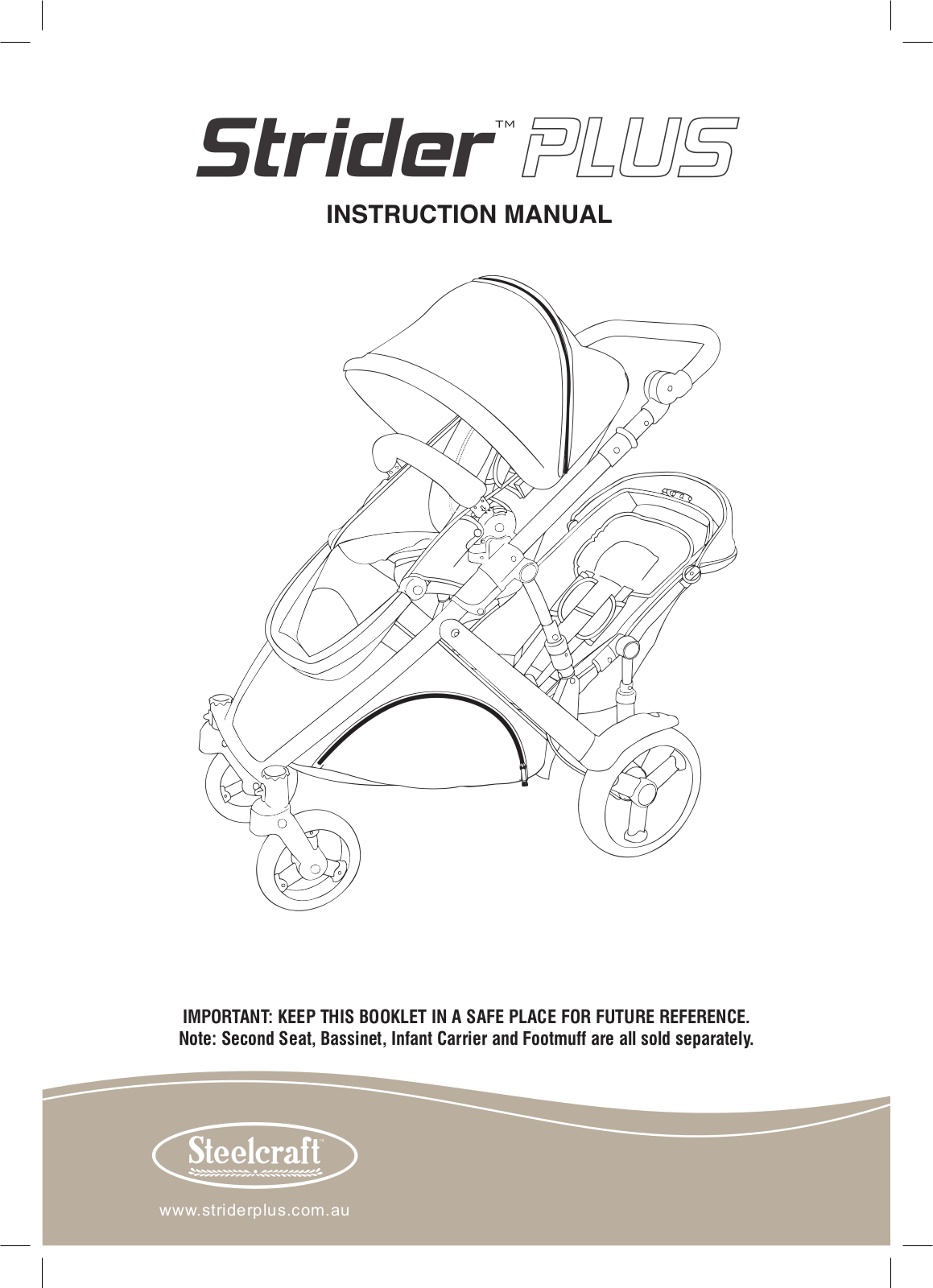 Britax STRIDER PLUS User Manual