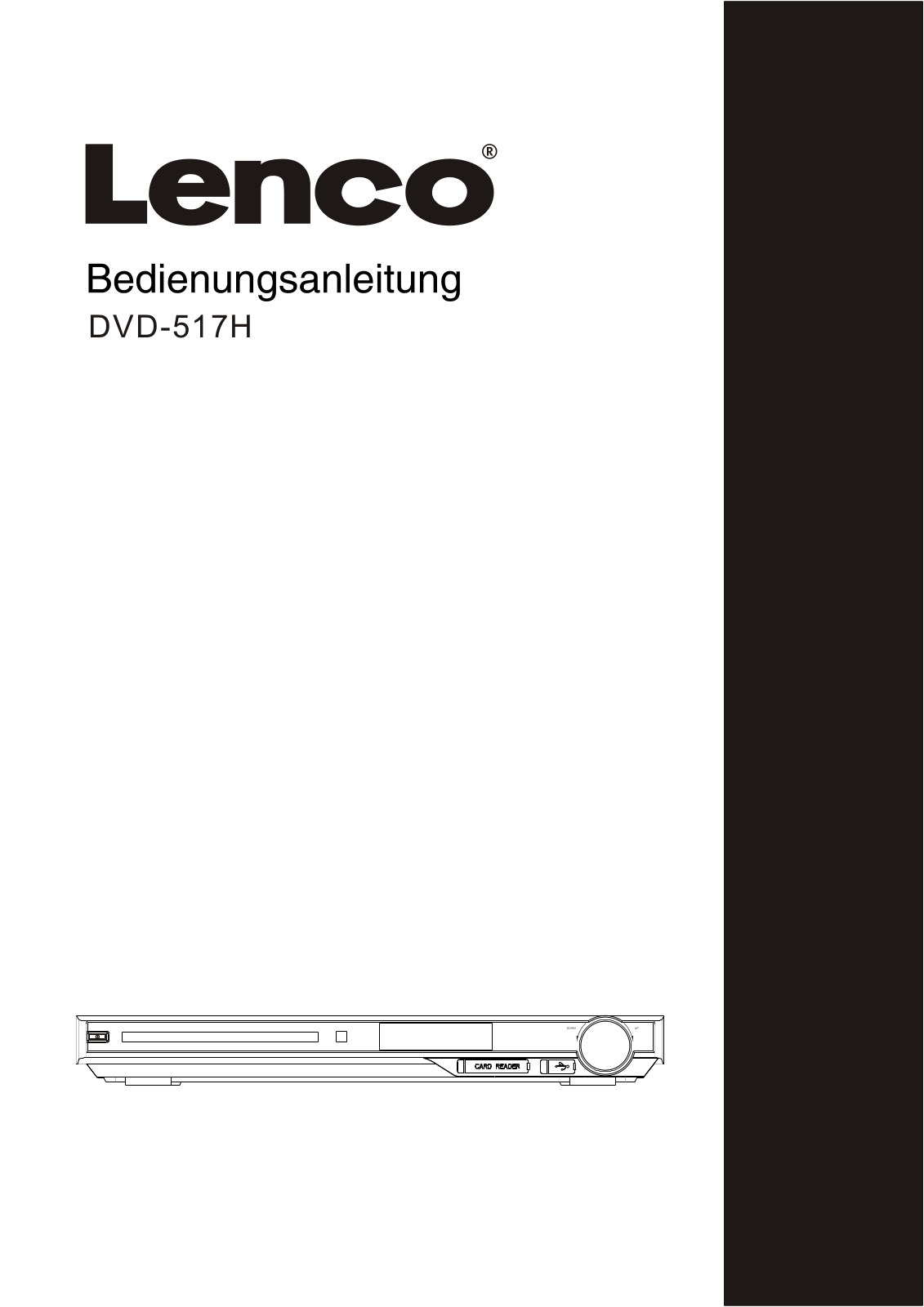 Lenco DVD-517H User Manual