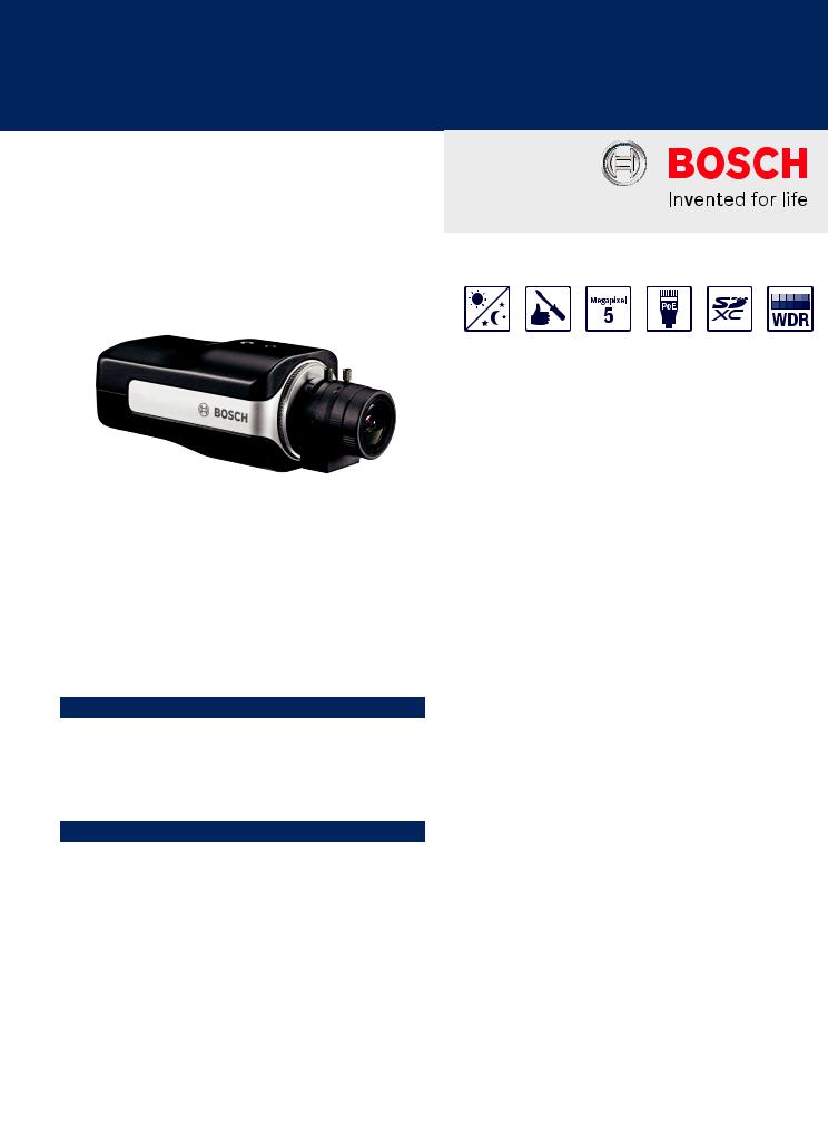 Bosch NBN-50051-V3, NBN-50051-C Specsheet
