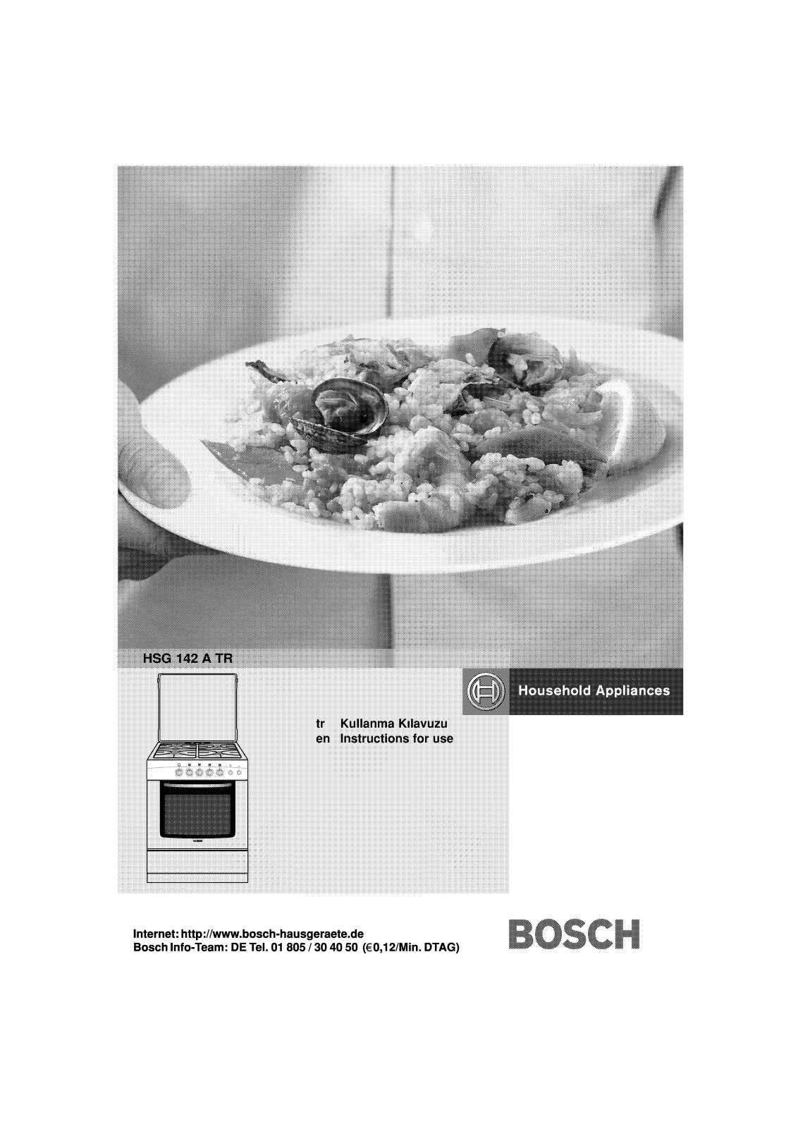 Bosch HSG142ATR User Manual