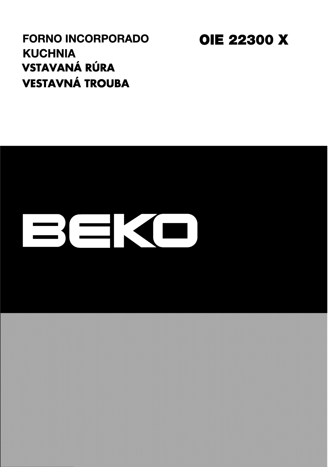 Beko OIE 22300 X User Manual