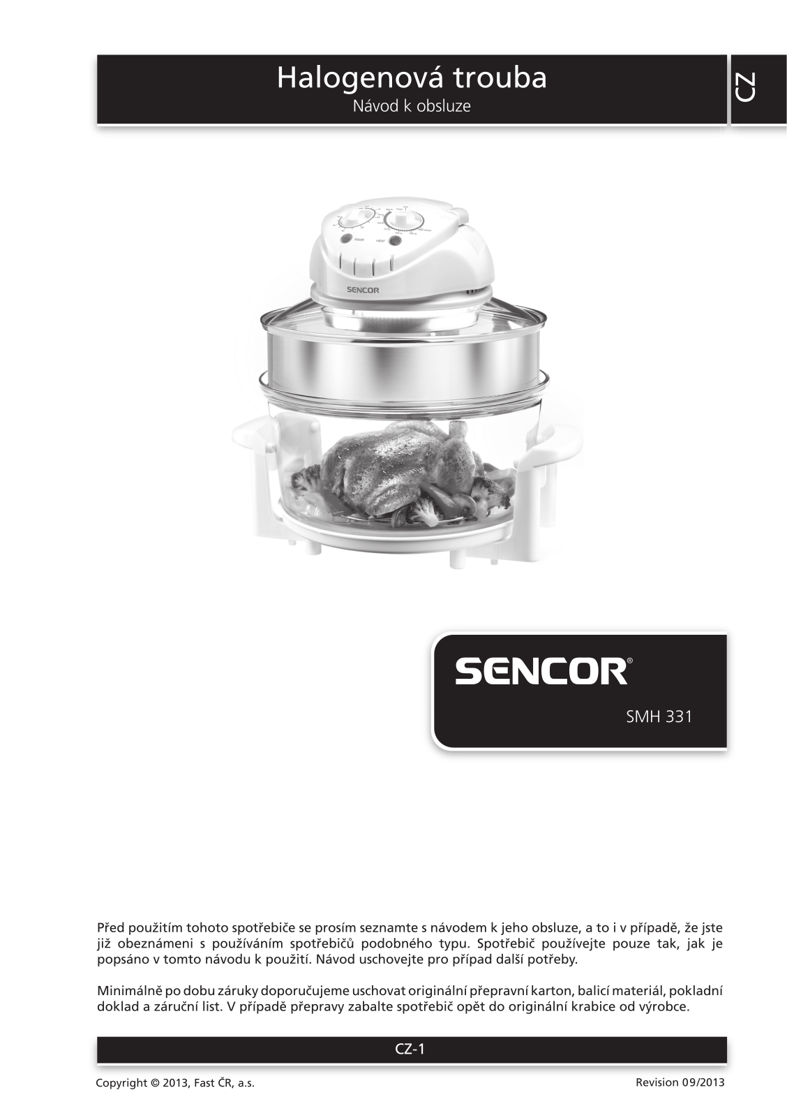 Sencor SMH 331 User Manual