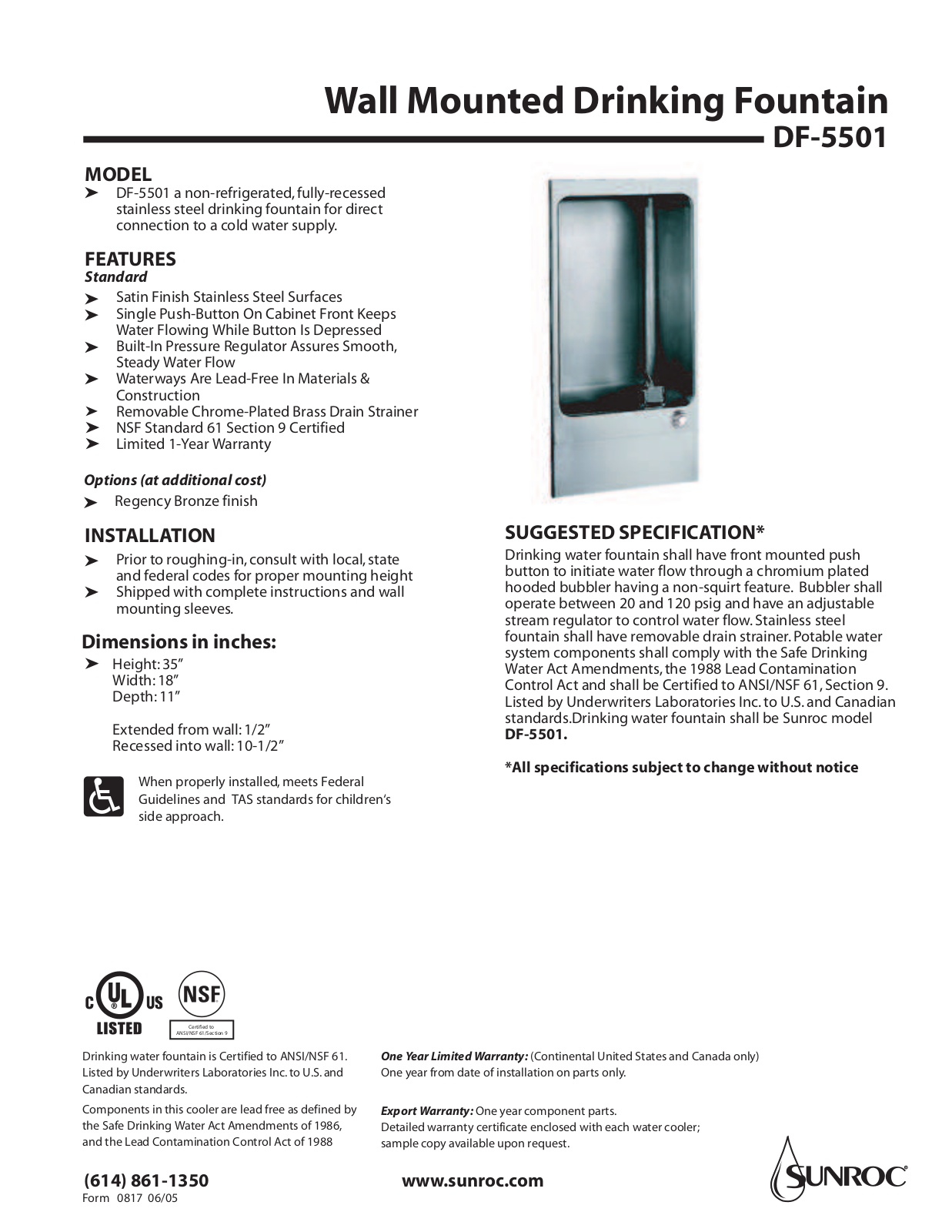 Oasis DF-5501 User Manual