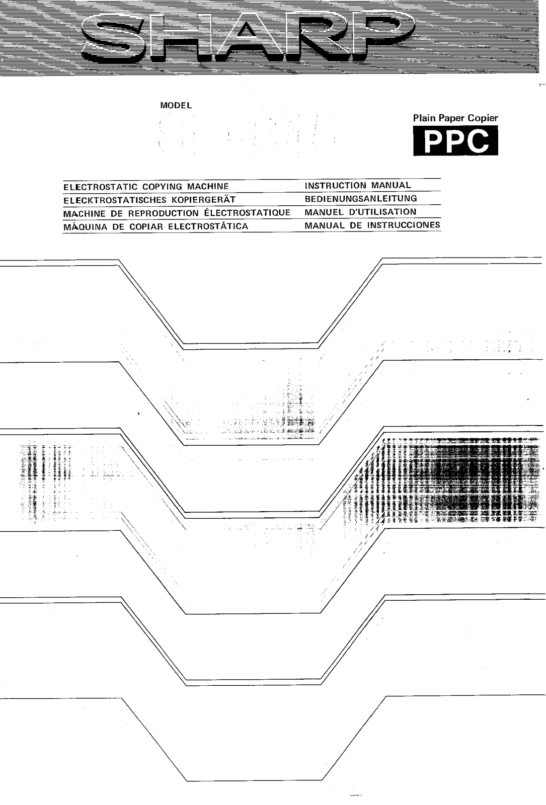 Sharp SF-815 User Manual