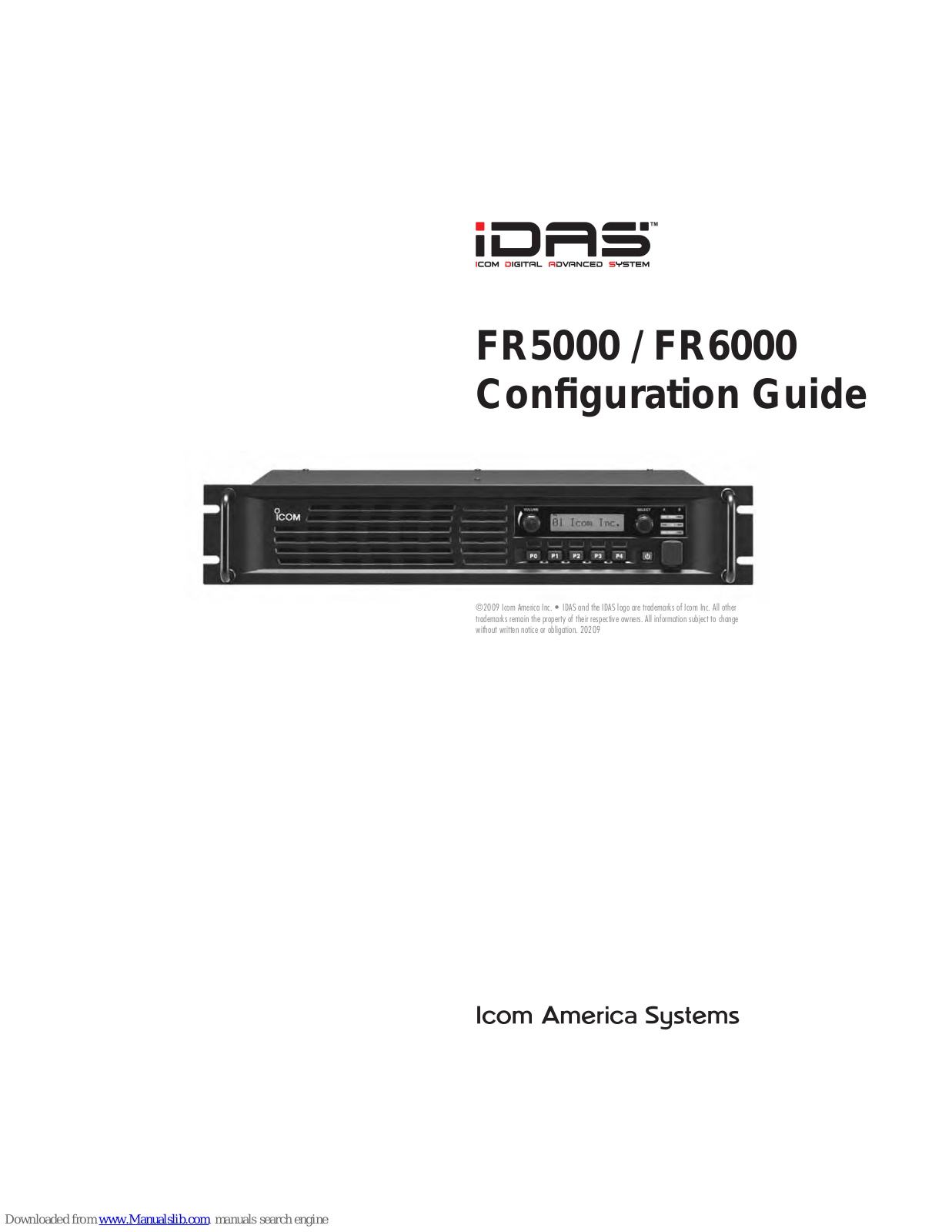 Icom FR5000 Configuration Manual