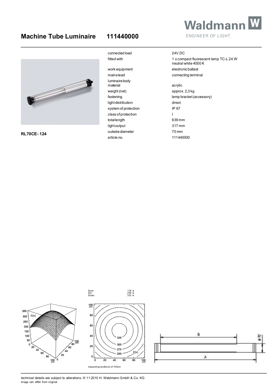 Waldmann 111440000 Information guide