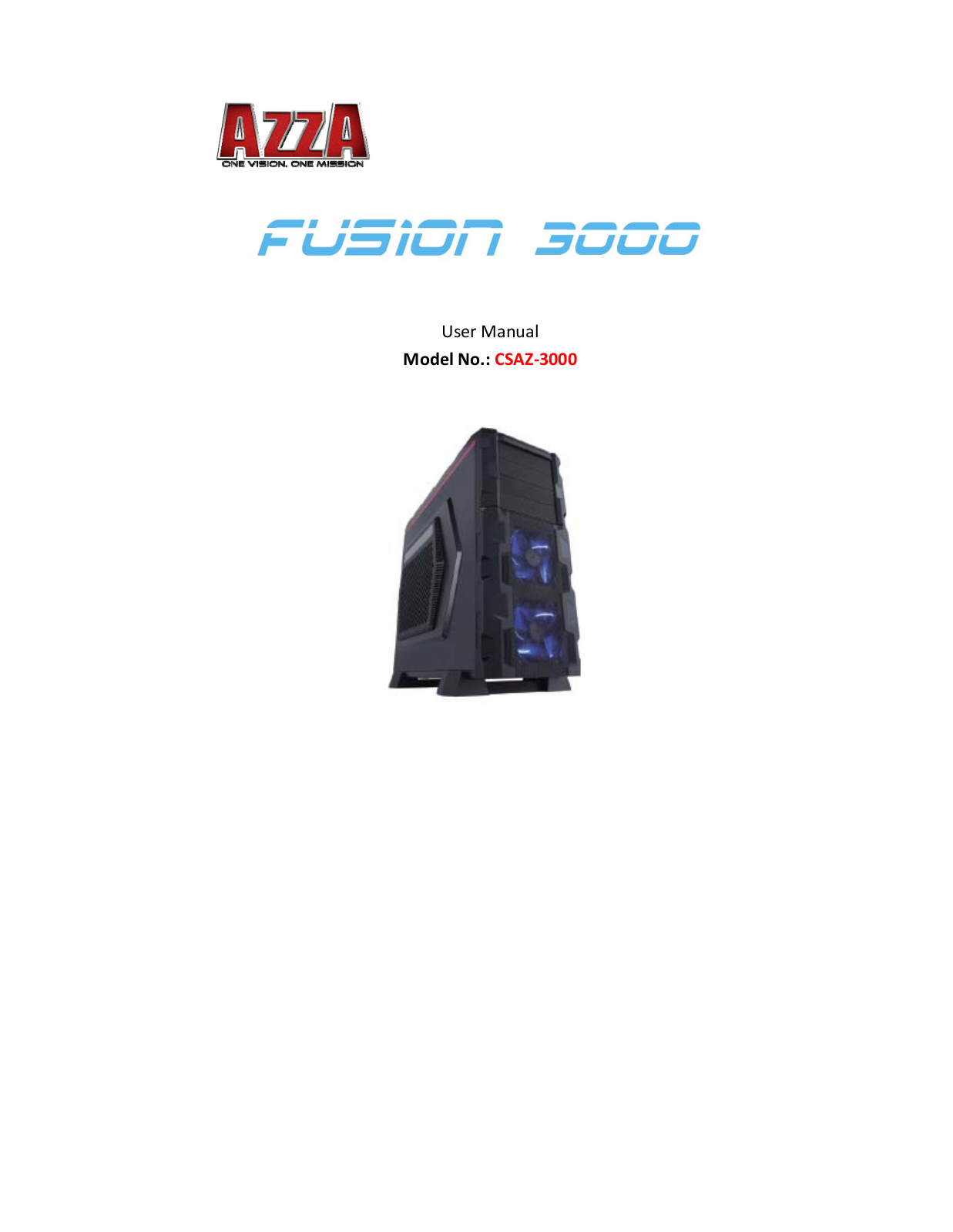 AZZA Fusion 3000 User Manual