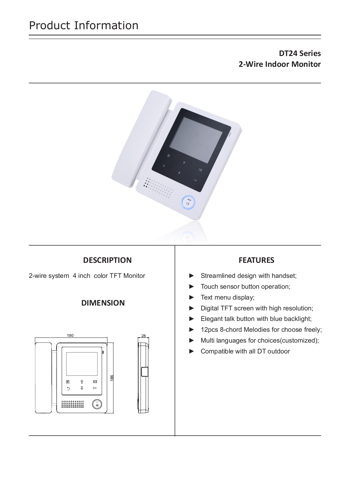 V-Tech DT24 User Manual