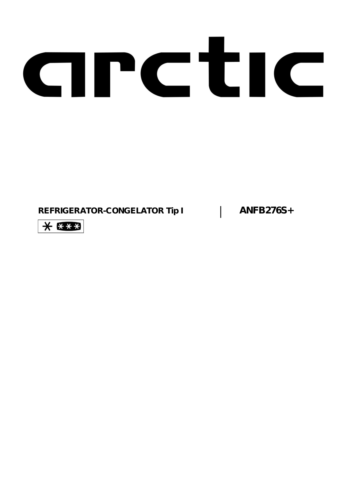 Arctic ANFB276+ User guide - ManualMachine.com