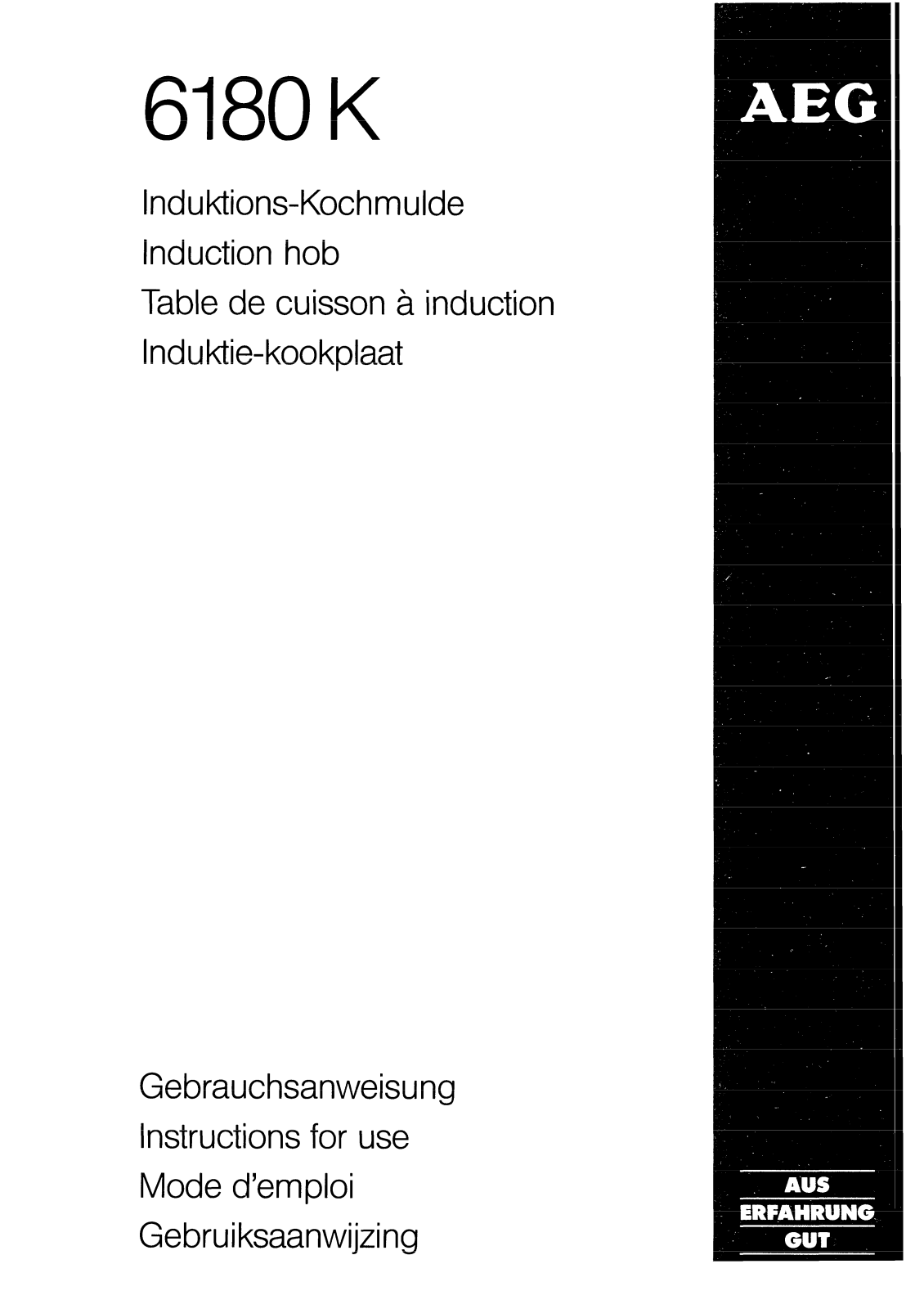 AEG-Electrolux 6180K-BN User Manual