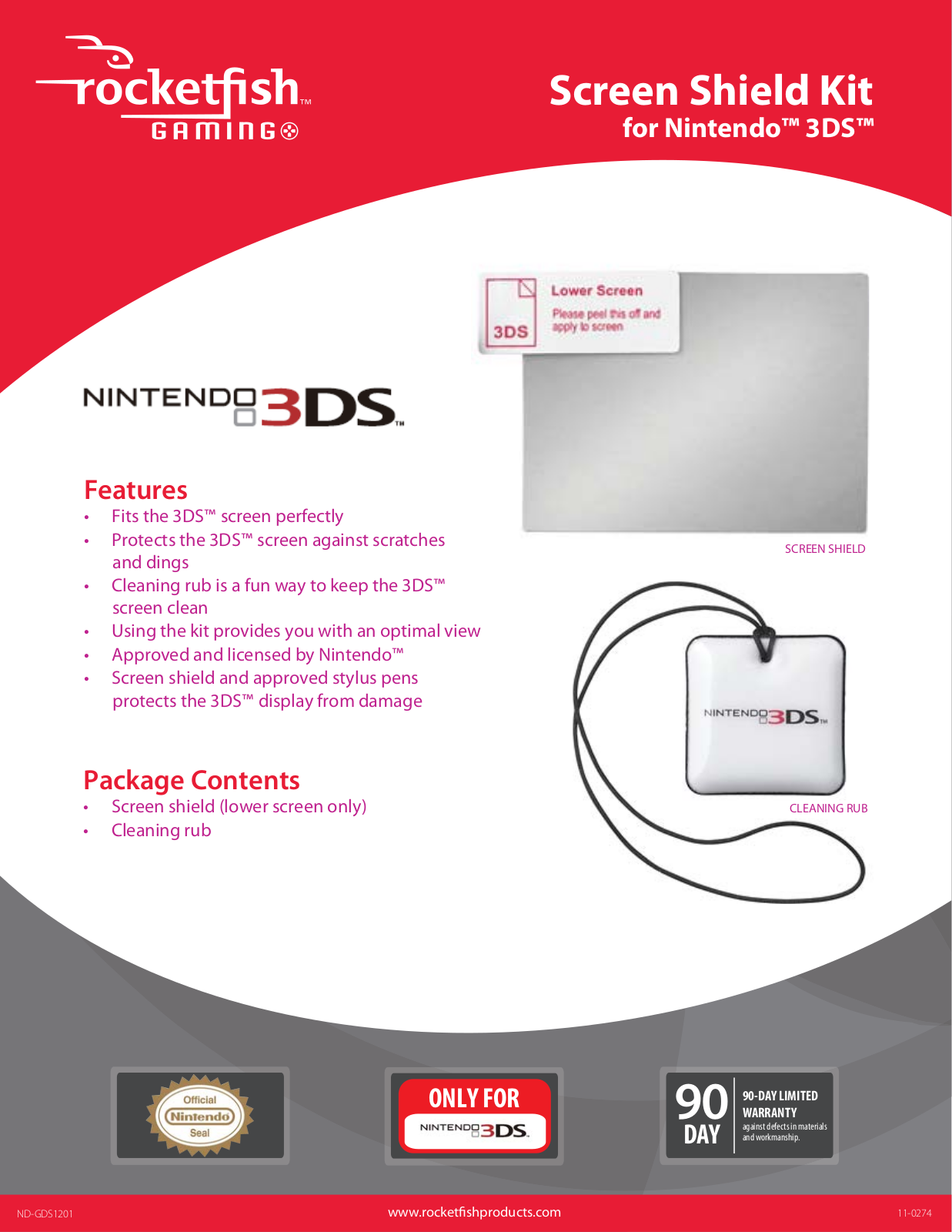 RocketFish ND-GDS1201 User Manual