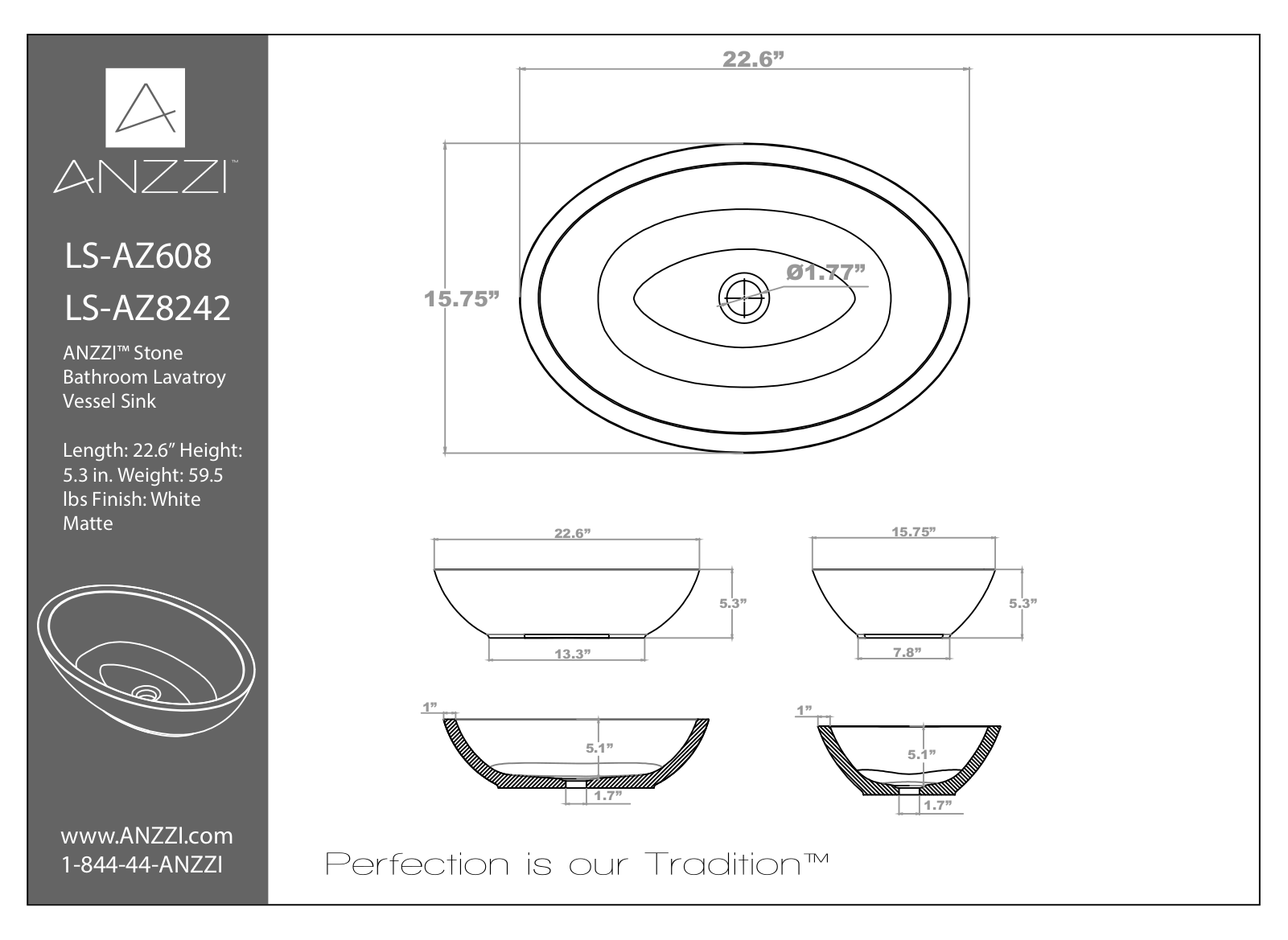ANZZI ANZI1420 Dimensions - ManualMachine.com