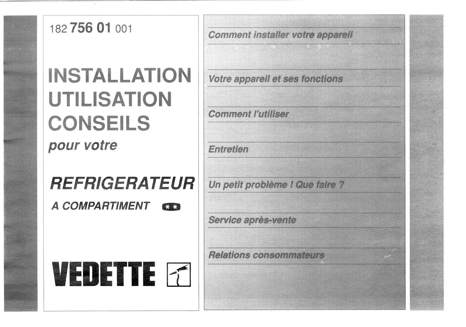 Vedette SP2840 User Manual