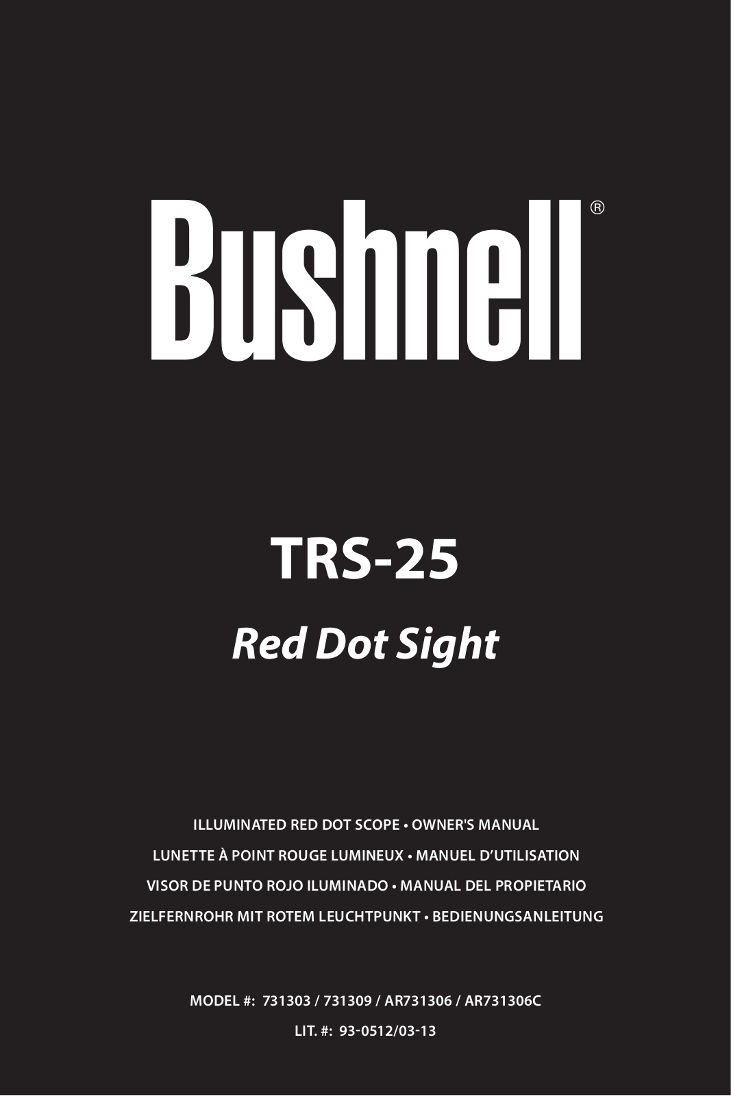 Bushnell TRS-25 User Manual