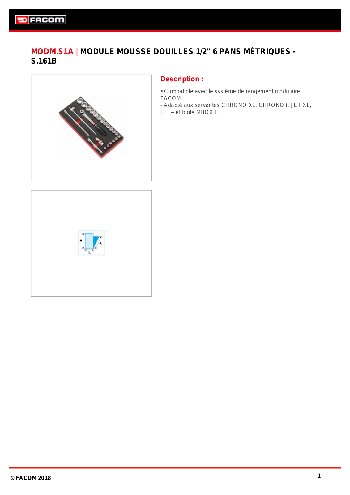 Facom MODM.S1APB Specification - ManualMachine.com