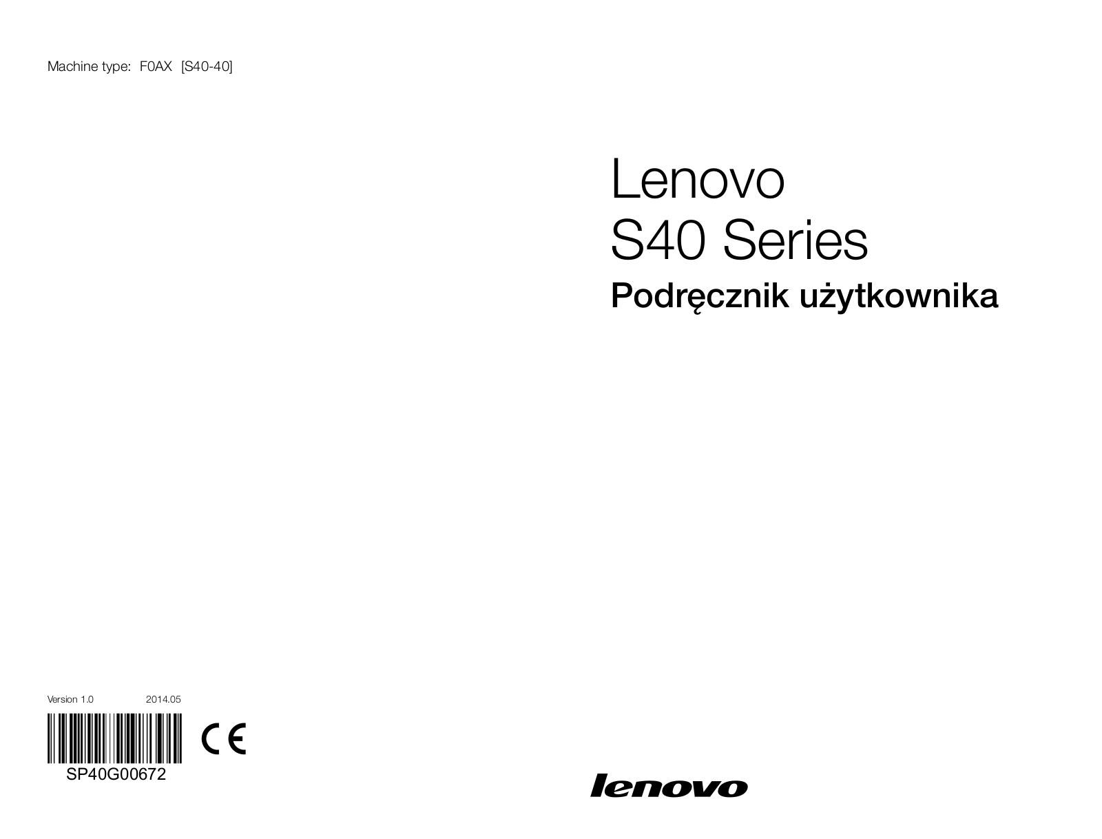 Lenovo S40 Series User Guide