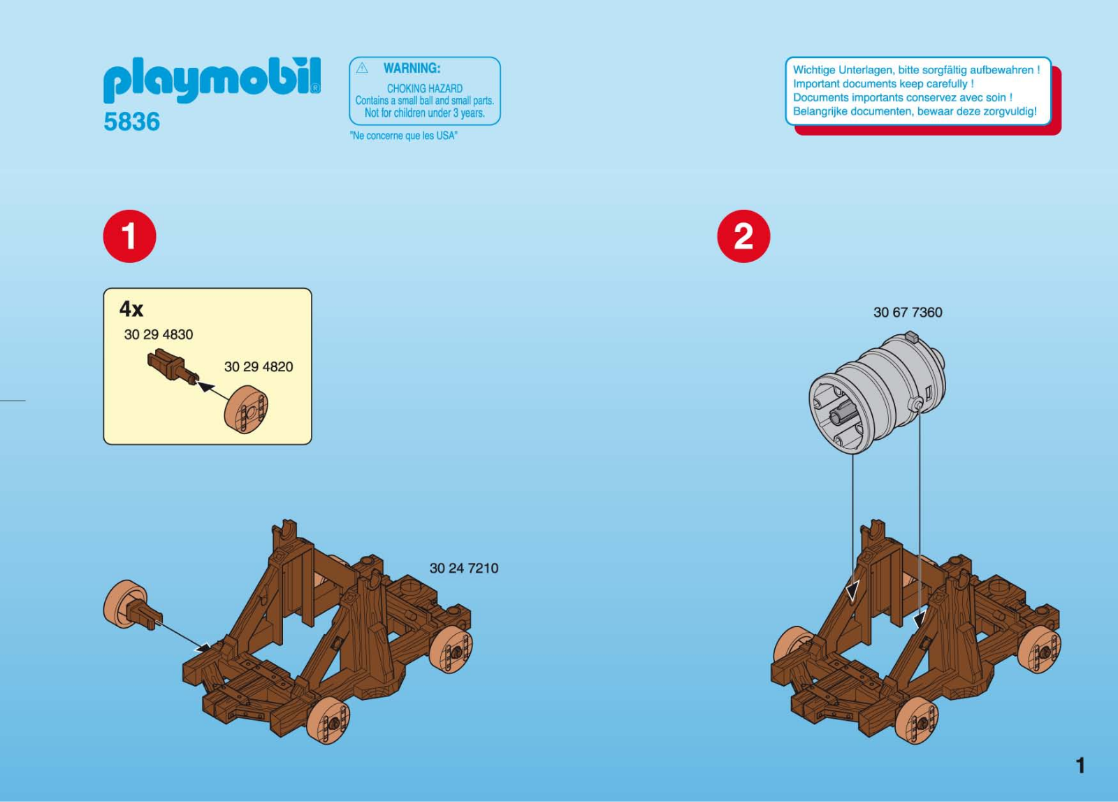 Playmobil 5836 Instructions