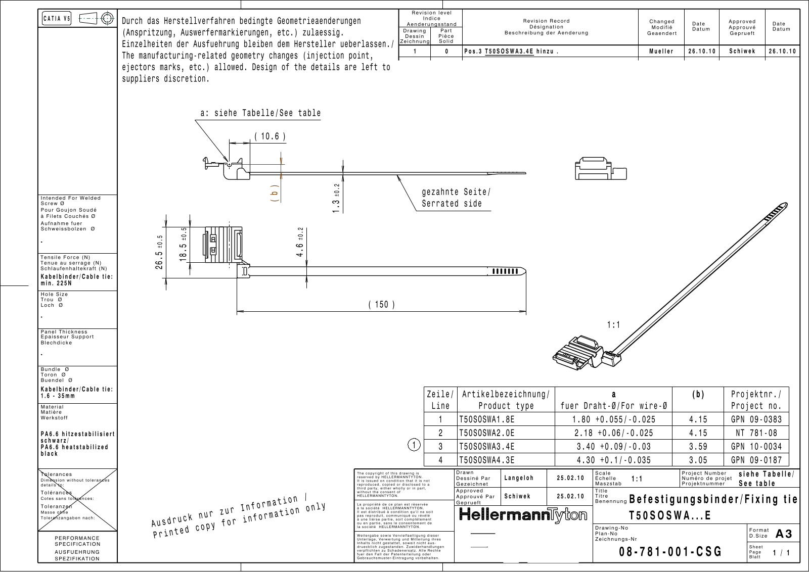 HellermannTyton T50SOSWA Reference Drawing - ManualMachine.com