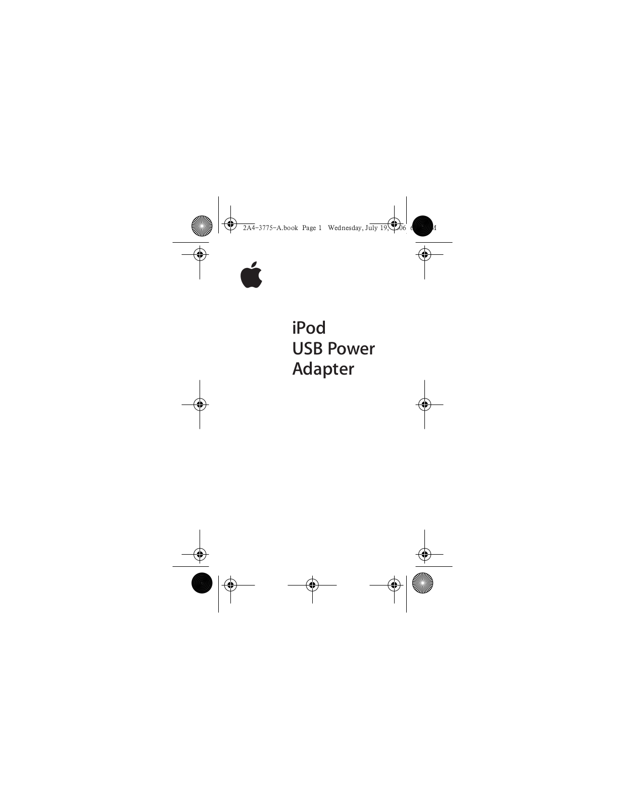 Apple iPod USB Power Adapter User Manual